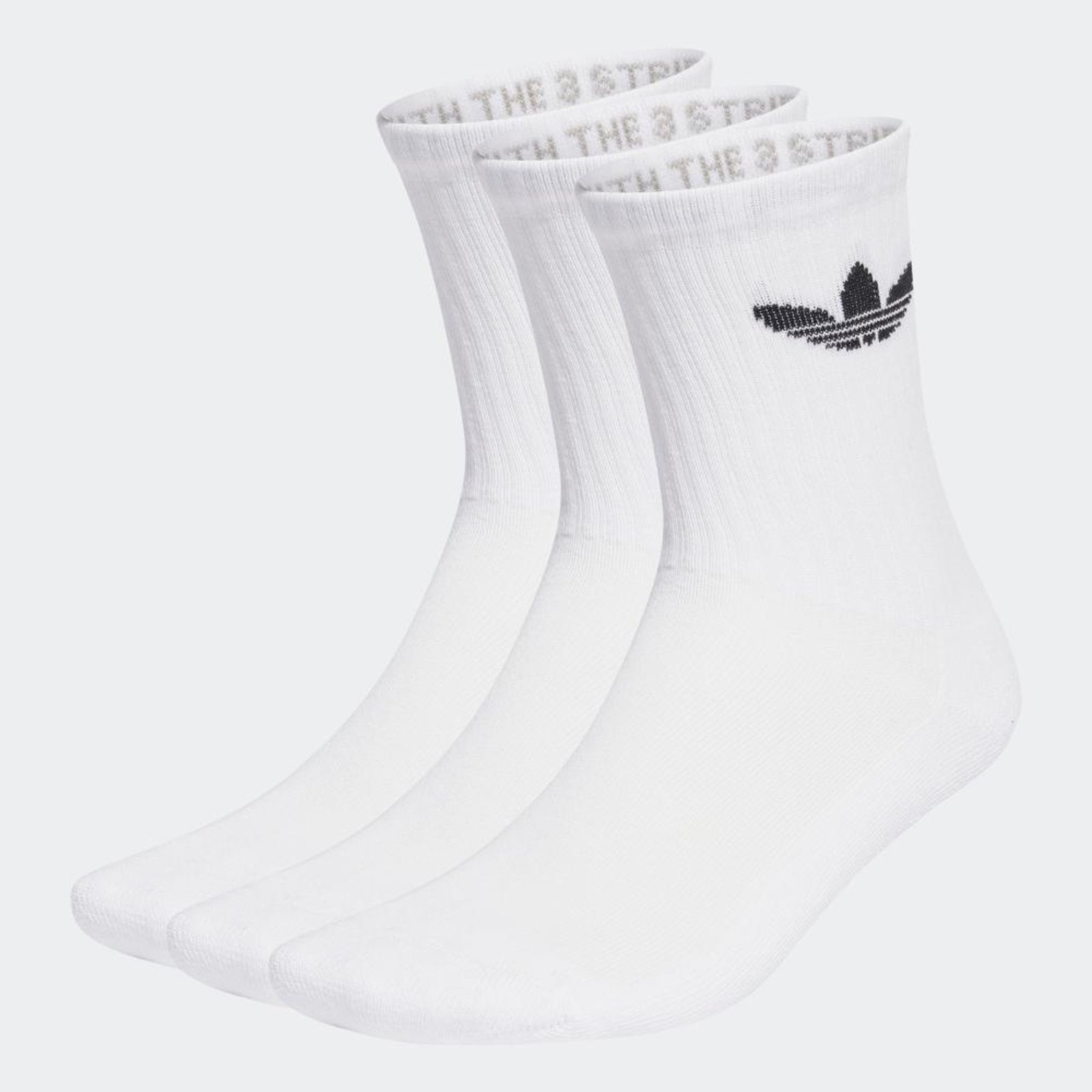 Vista 3 Meias Trefoil Cushion 3 Pares adidas Originals adidas Originals branco