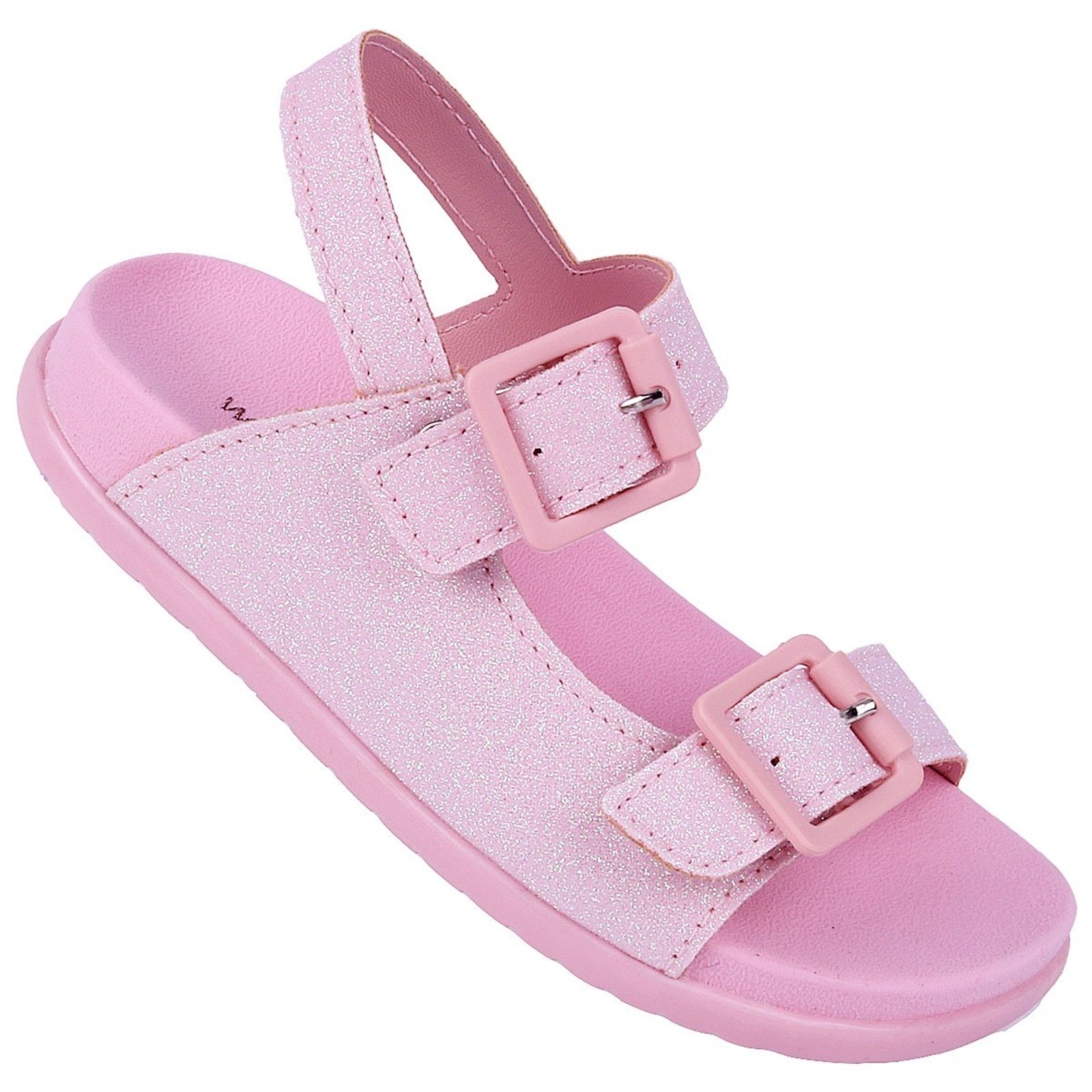 Infantil – Sandalia Feminina WorldColors – Rosa Glitter