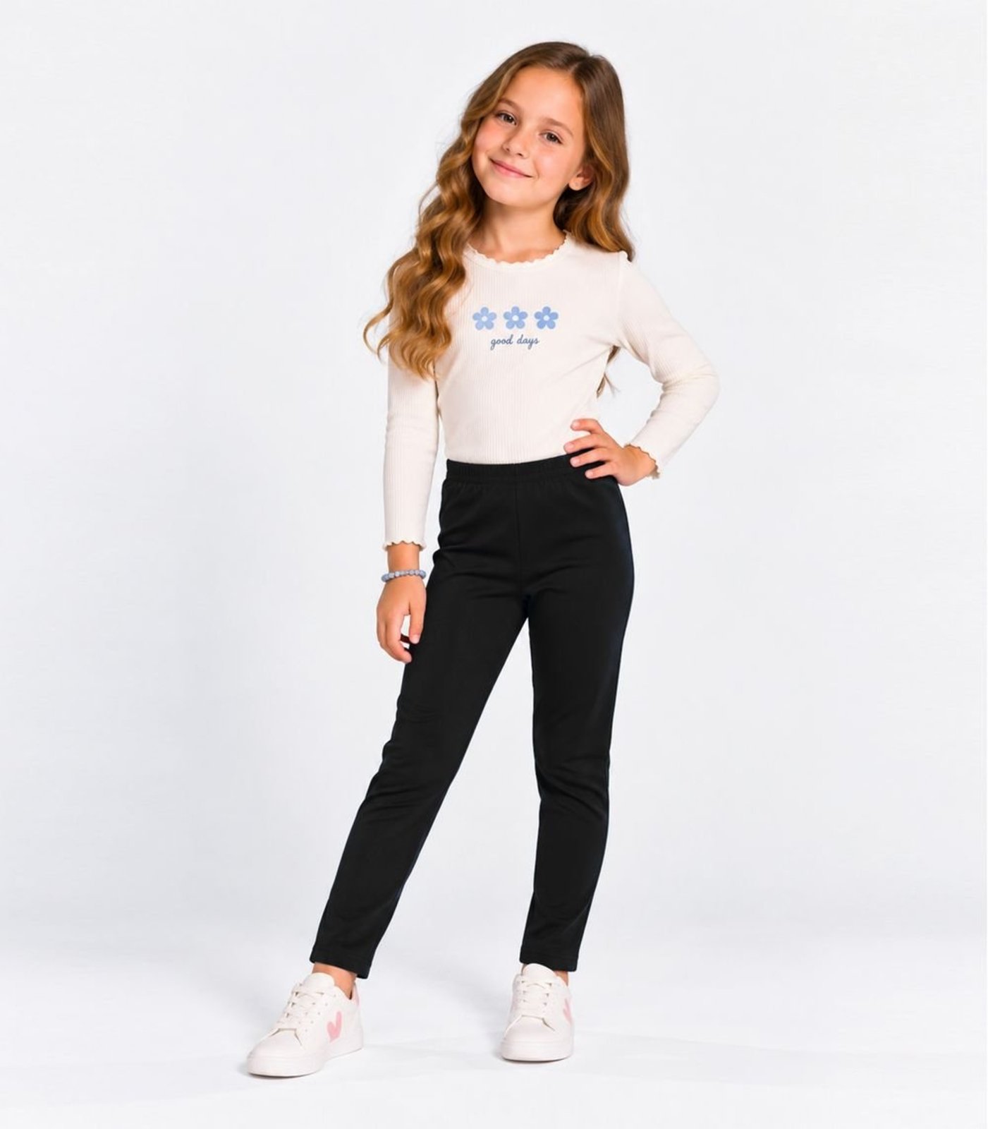 Infantil - Legging em Malha Suplex Peluciada Select Preto