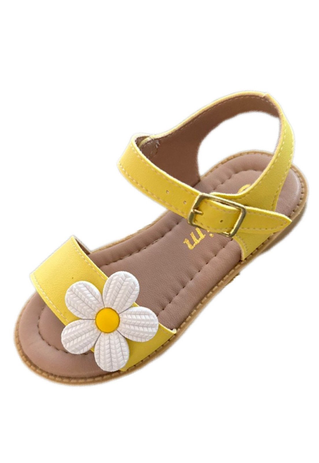 Infantil – Sandália menina infanil Solzim margarida Amarela