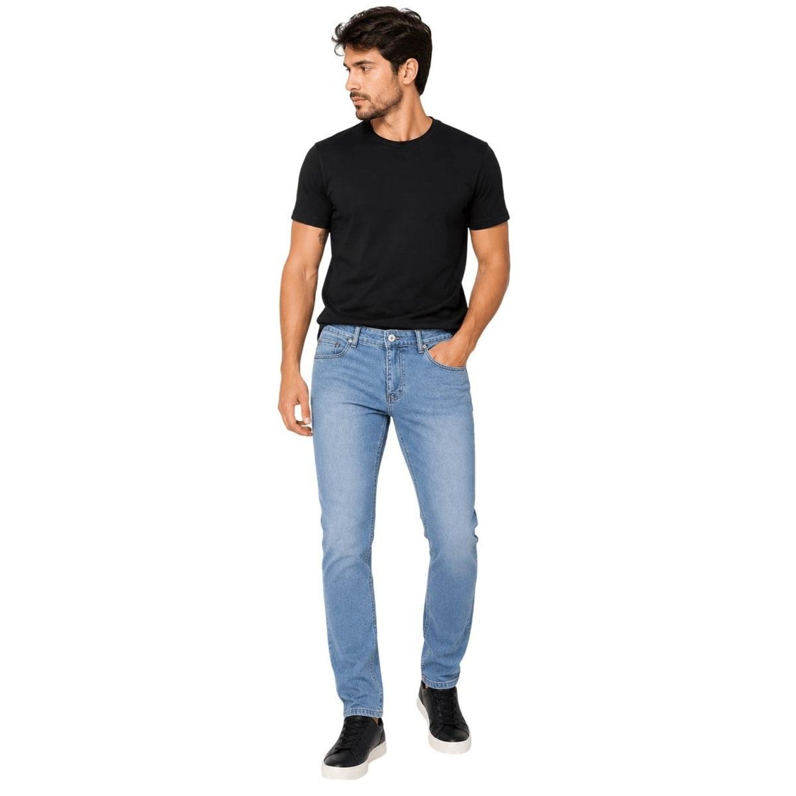Calça Slim Masculina Max Denim 12204 jeans