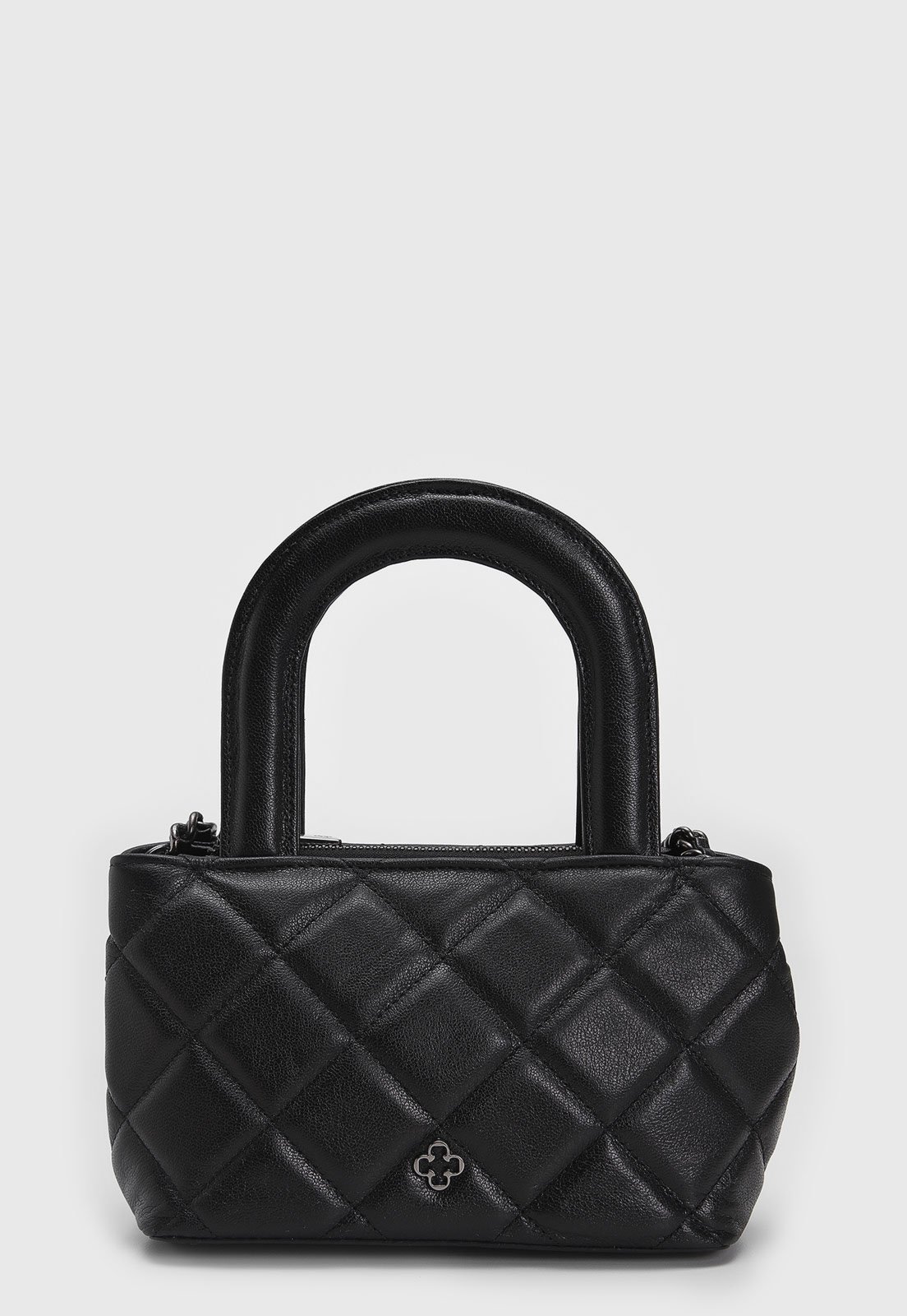 Bolsa Tiracolo Capodarte Alça Dupla Preta