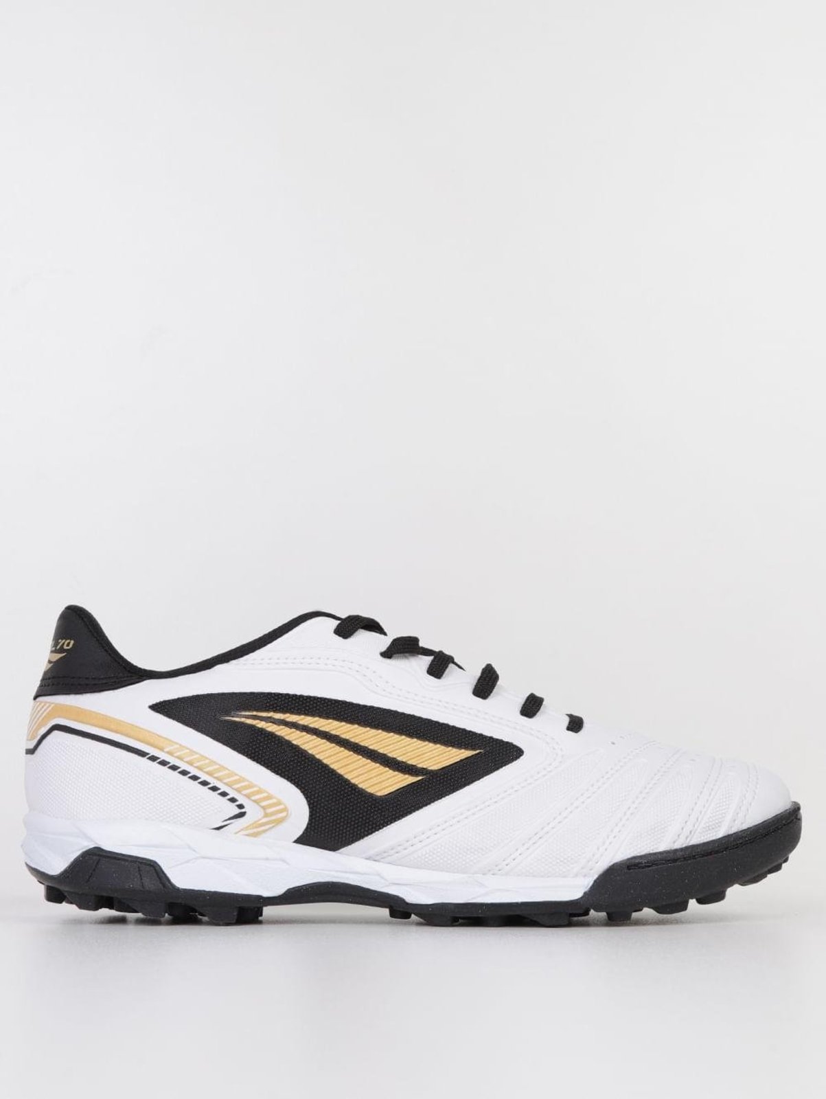 Chuteira Brasil 70 Y1 Penalty Masculina BRANCO/PRETO
