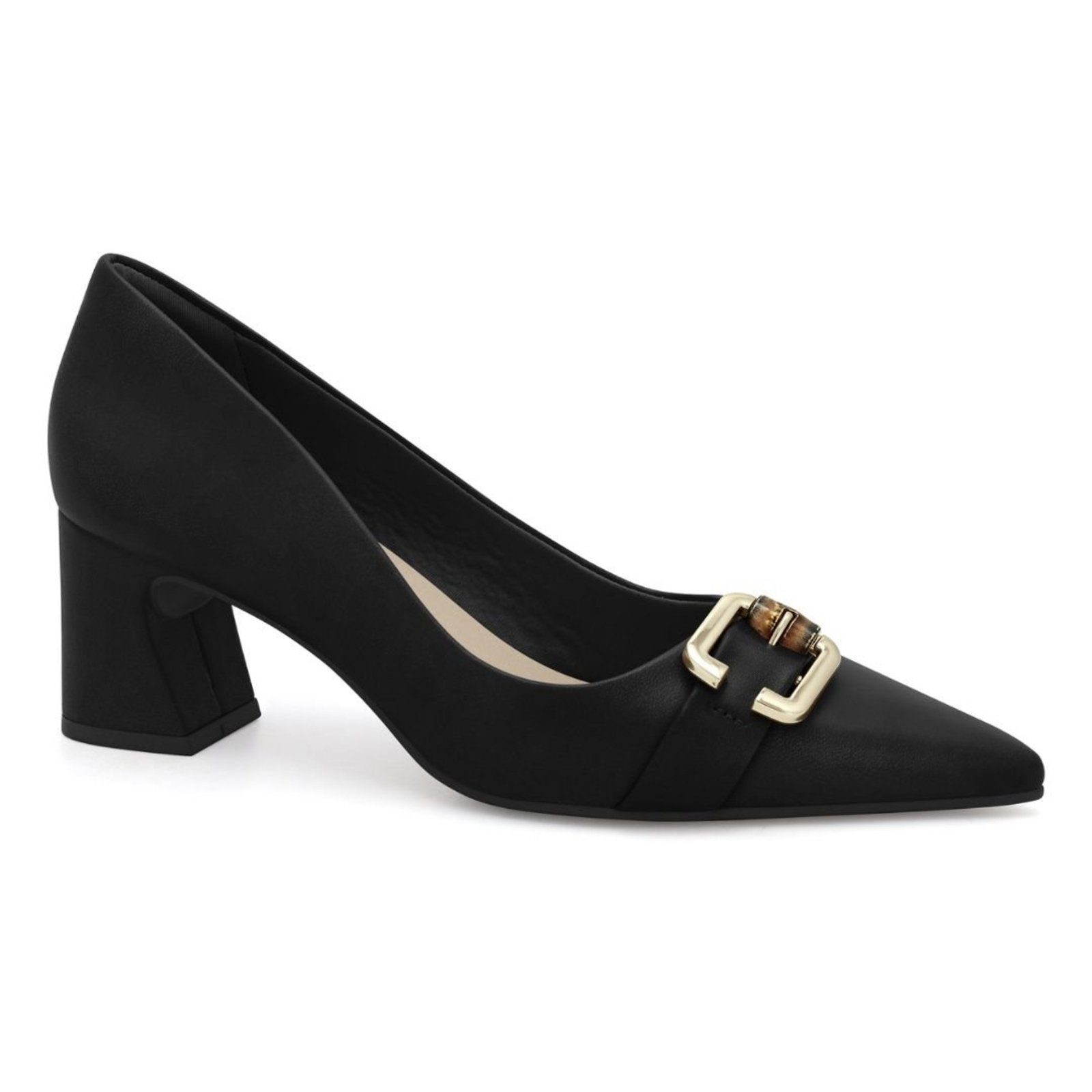 Sapato Feminino Bico Fino Salto Médio Ramarim 2516251-Preto