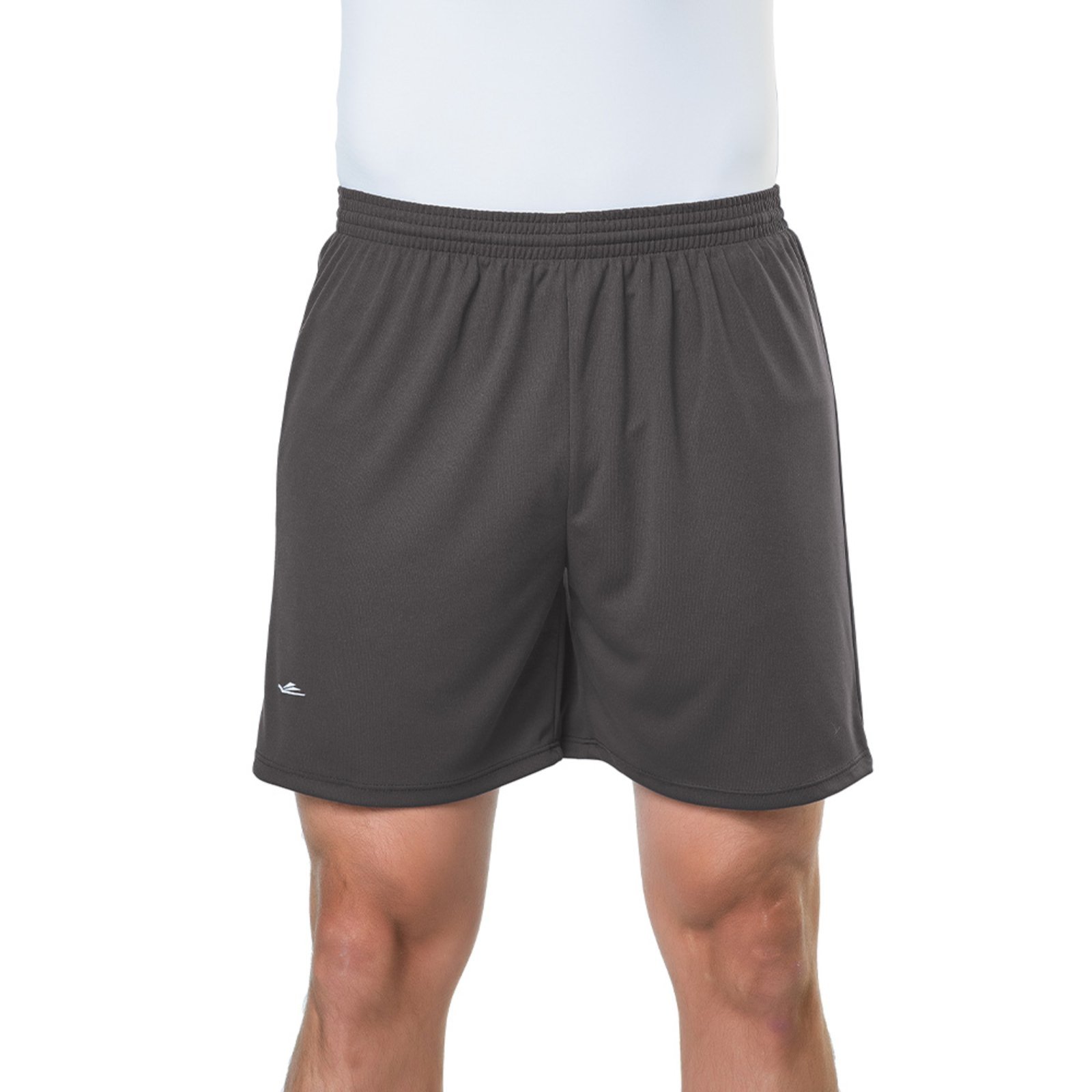 Short Futebol Com Elástico Básico Elite Masculino Adulto Chumbo