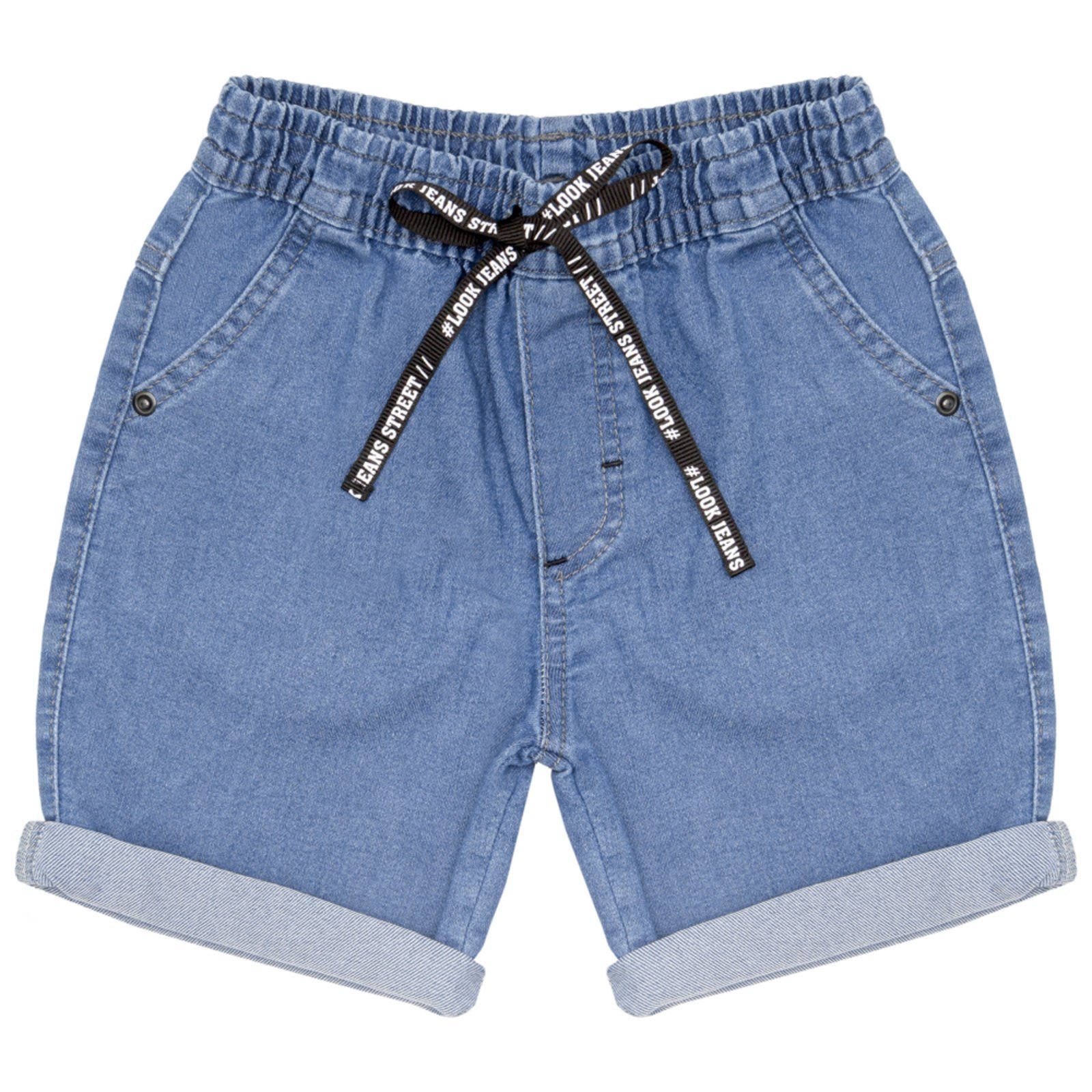 Infantil – Shorts Look Jeans Delavê Jeans