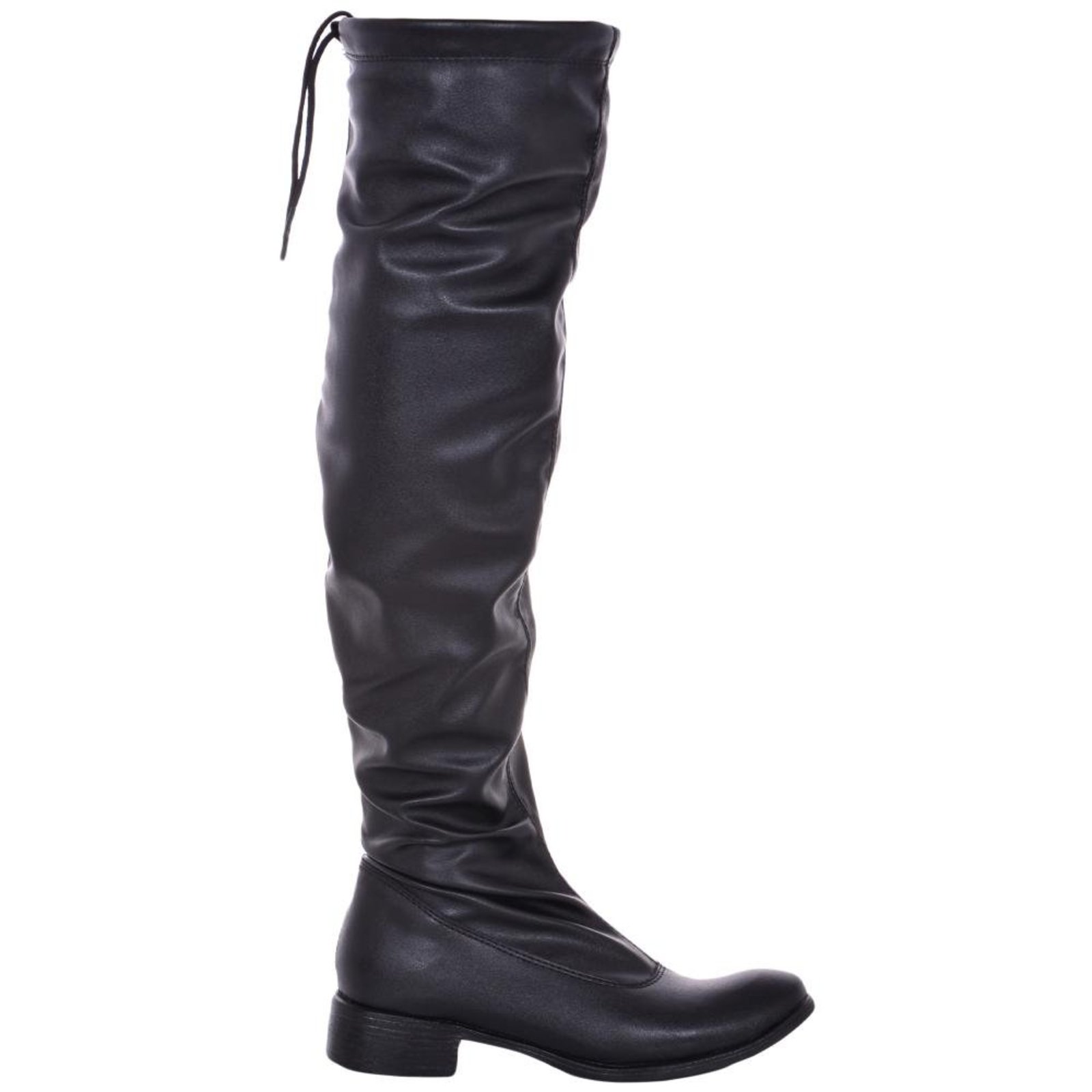Bota Over The Knee Feminina Cano Alto Salto Baixo Conforto Preto 34 Preto