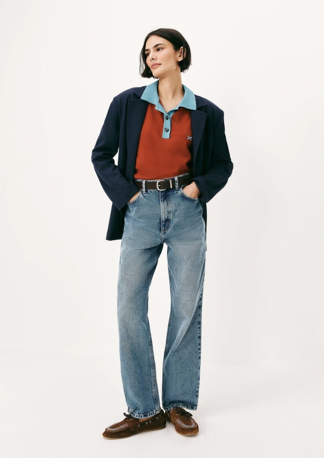 Calça Feminina Jeans Cintura Alta Hering