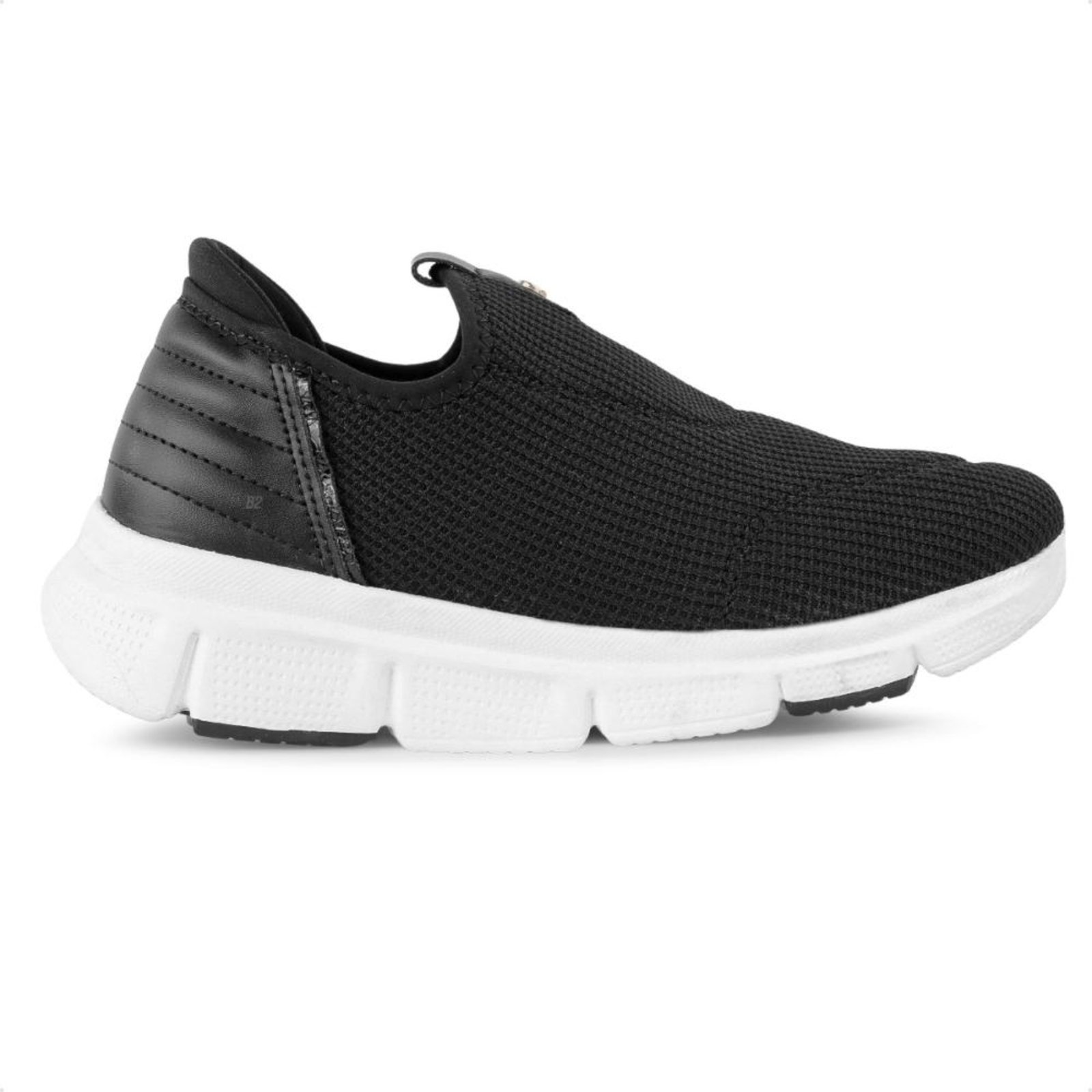 Tênis Comfortflex Knit Slip On Feminino Preto
