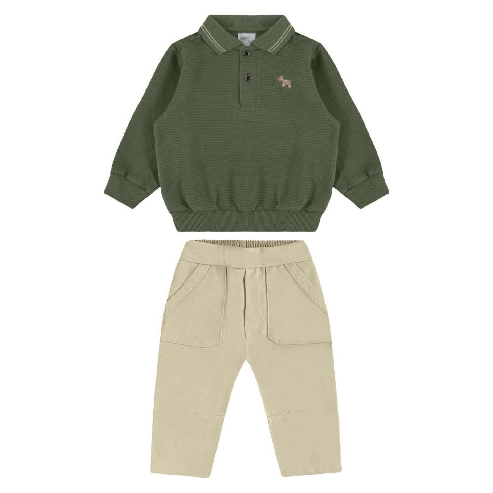Infantil - Conjunto Verde Pulla Bulla Menino - 55185-356