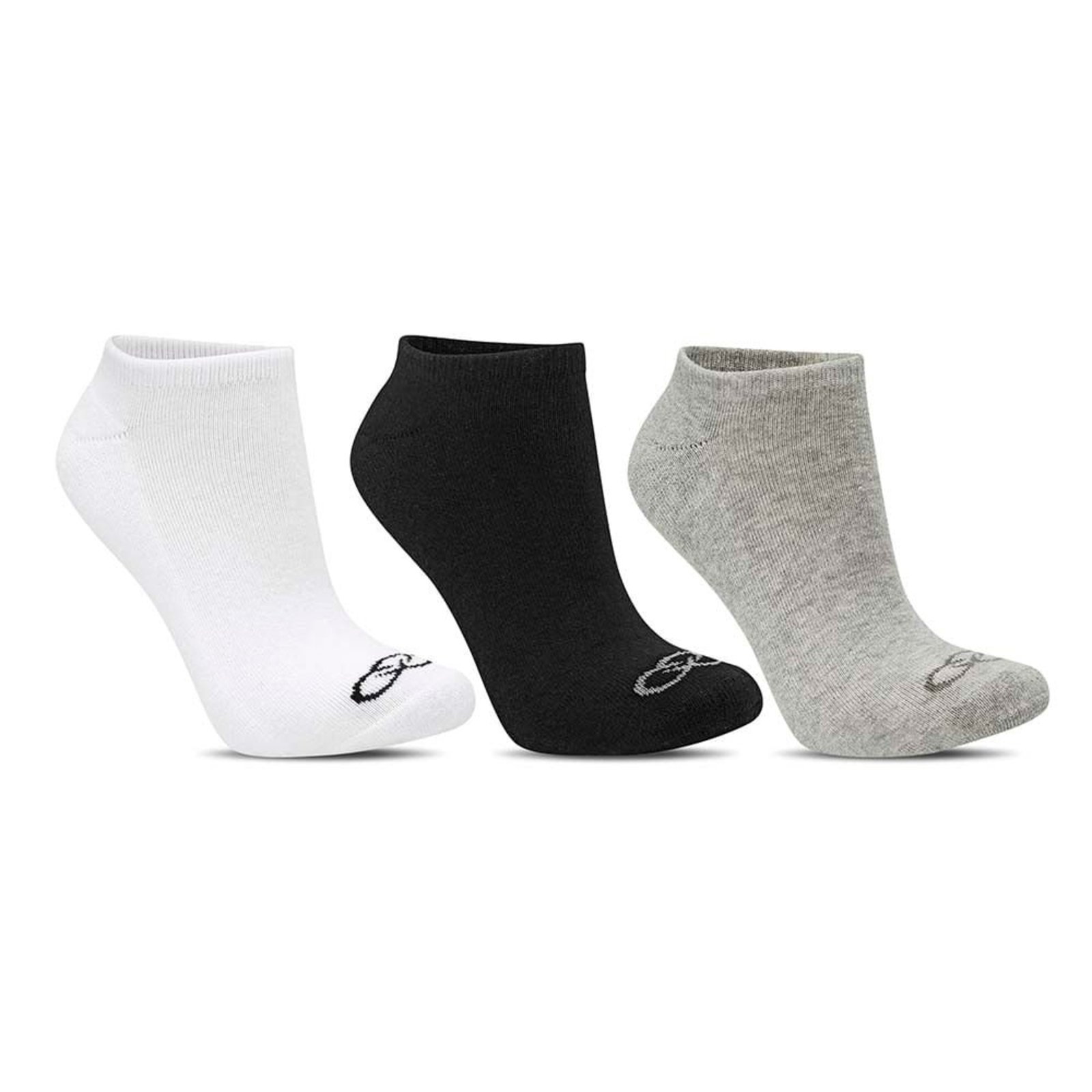 Kit Meia Masculino Adulto Curta Olympikus Branco E Preto 3 Pares