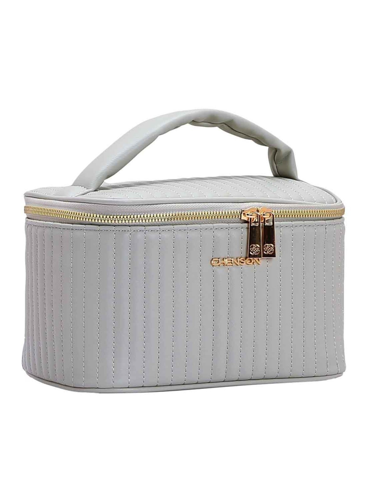 Necessaire Feminina Chenson Original Frasqueira Viagem Cinza 0484915