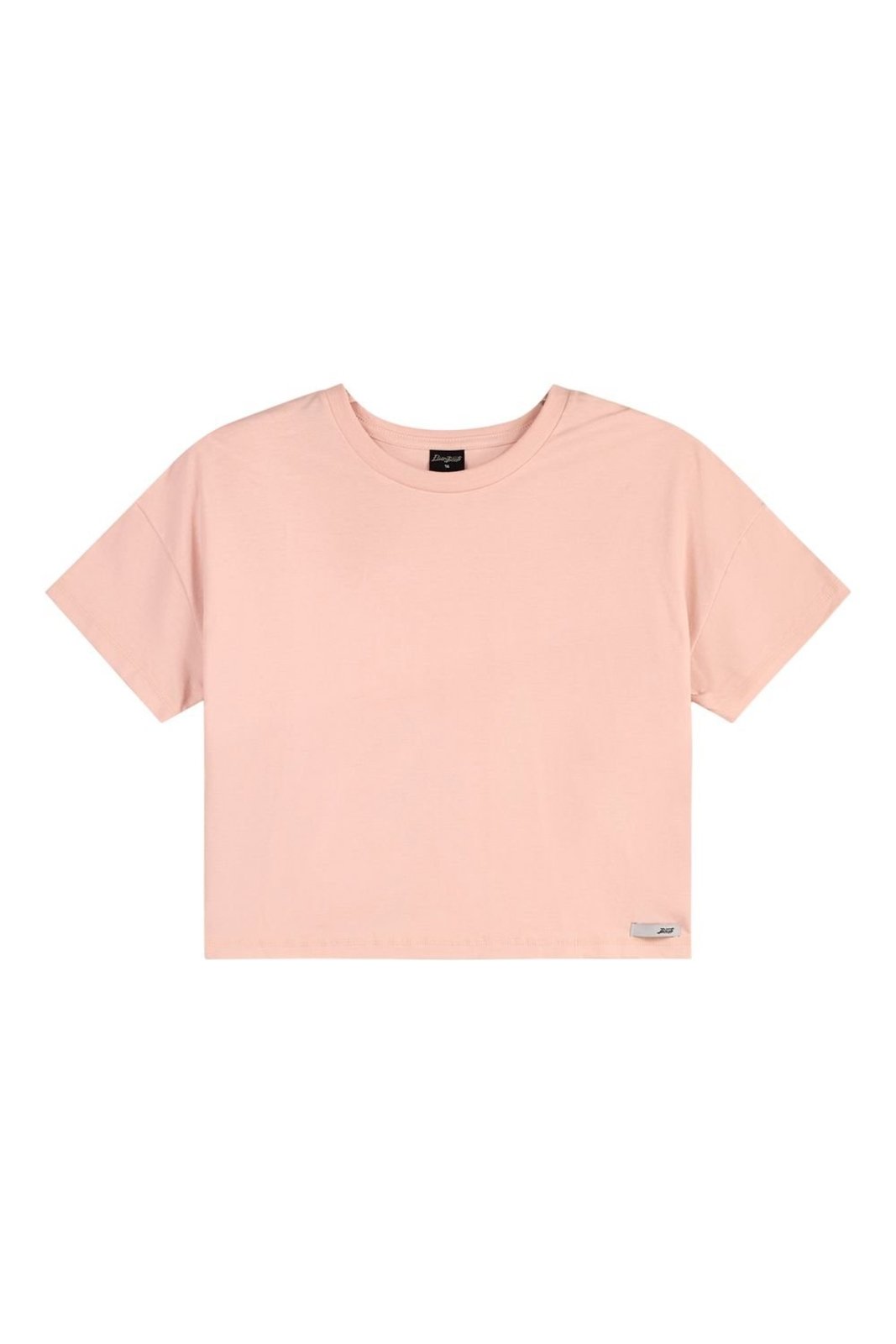 Infantil - Blusa Juvenil Menina Meia Malha Básica Beats Rosa