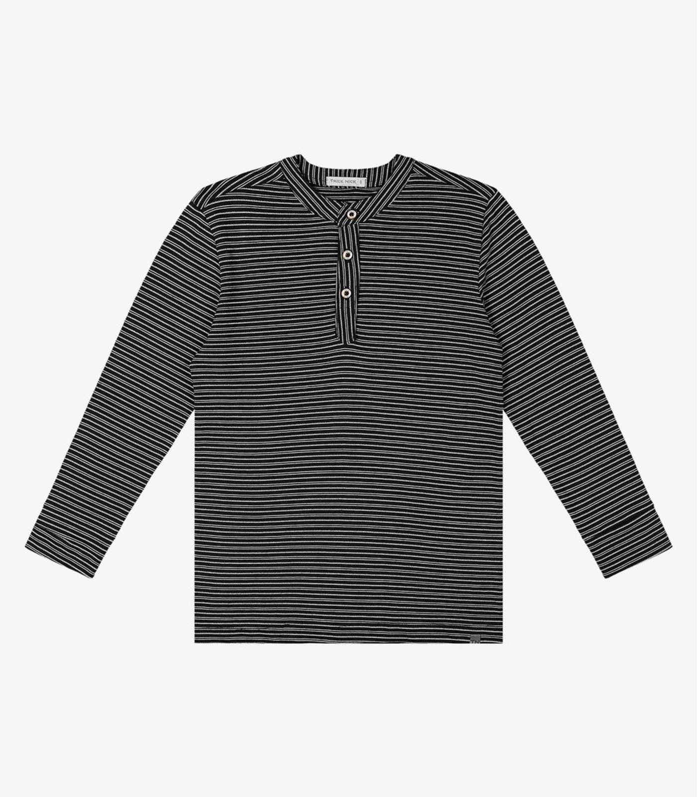 Infantil – Camiseta Menino Manga Longa Trick Nick Preto