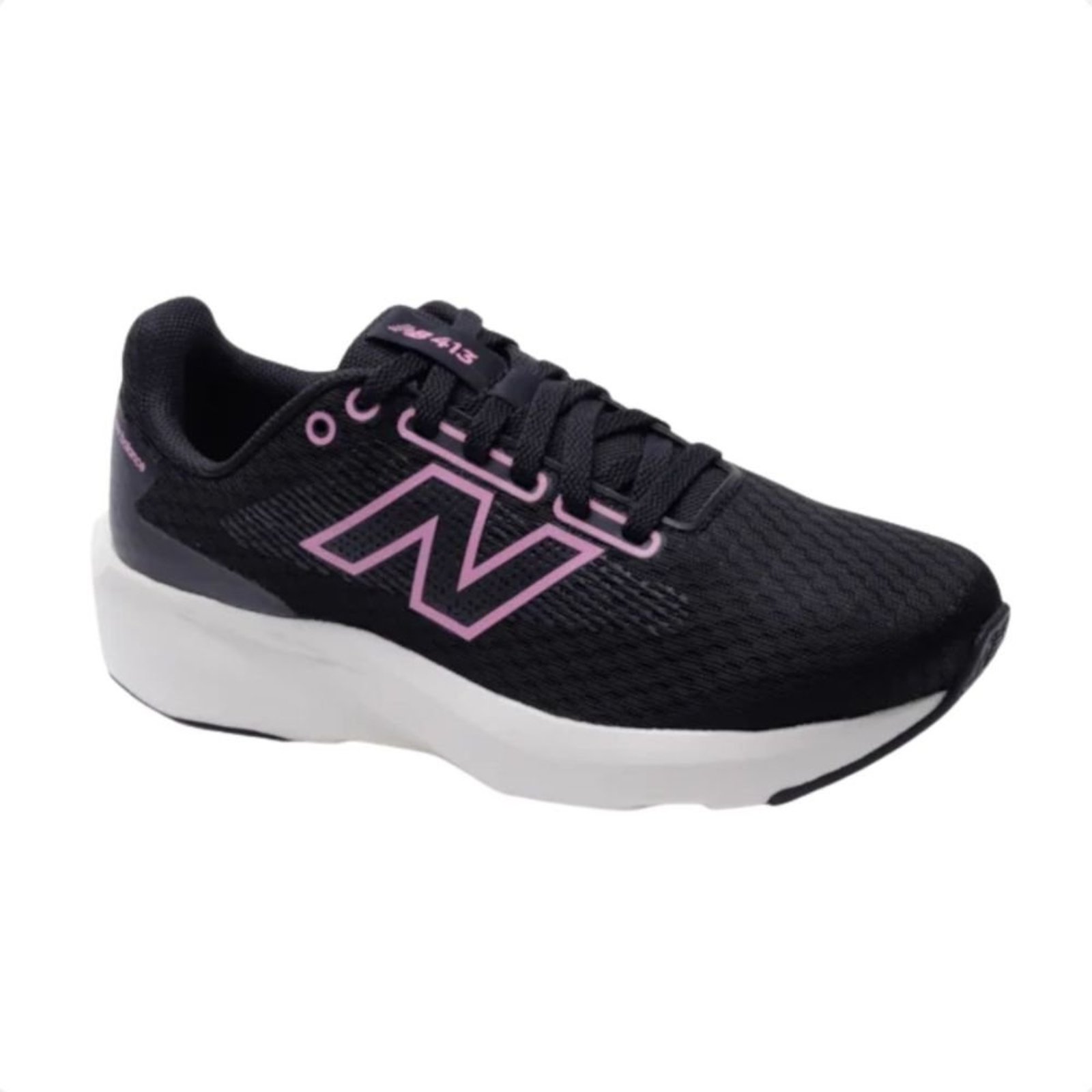 Vista 2 Tênis Running Feminino New Balance Preto E Pink preto pink New Balance preto pink