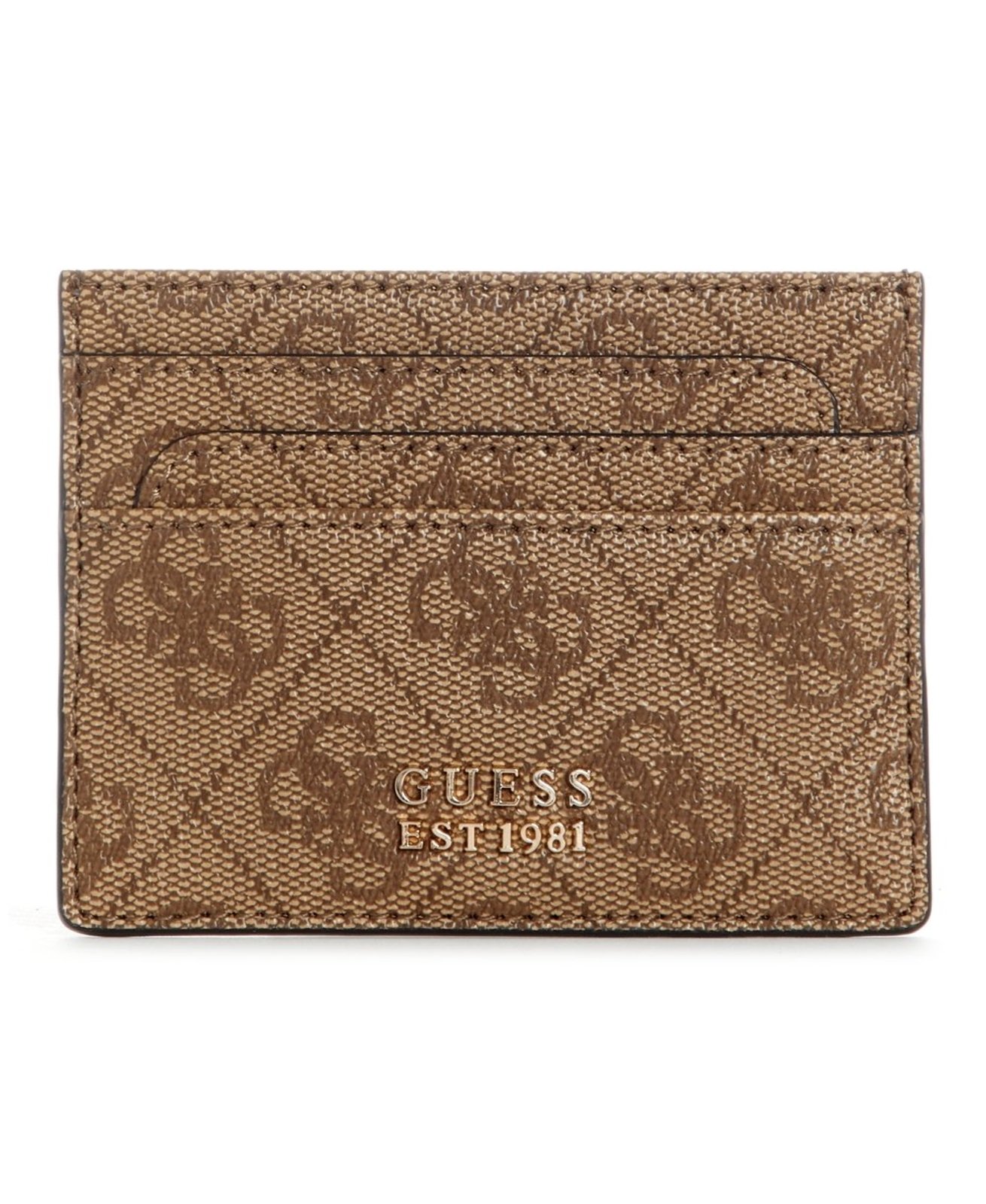 Porta-Cartões Guess Laurel II Slim Bege