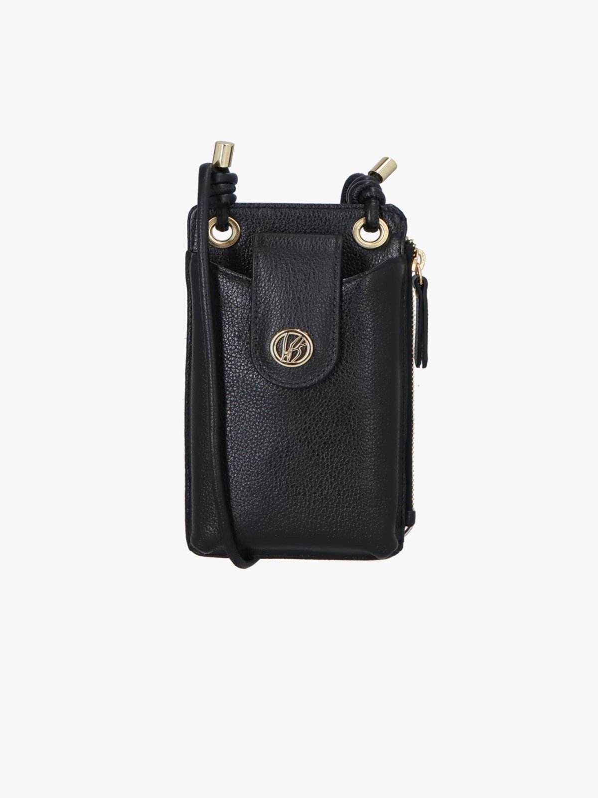Bolsa Luiza Barcelos Porta Celular Preto Alça De Nó
