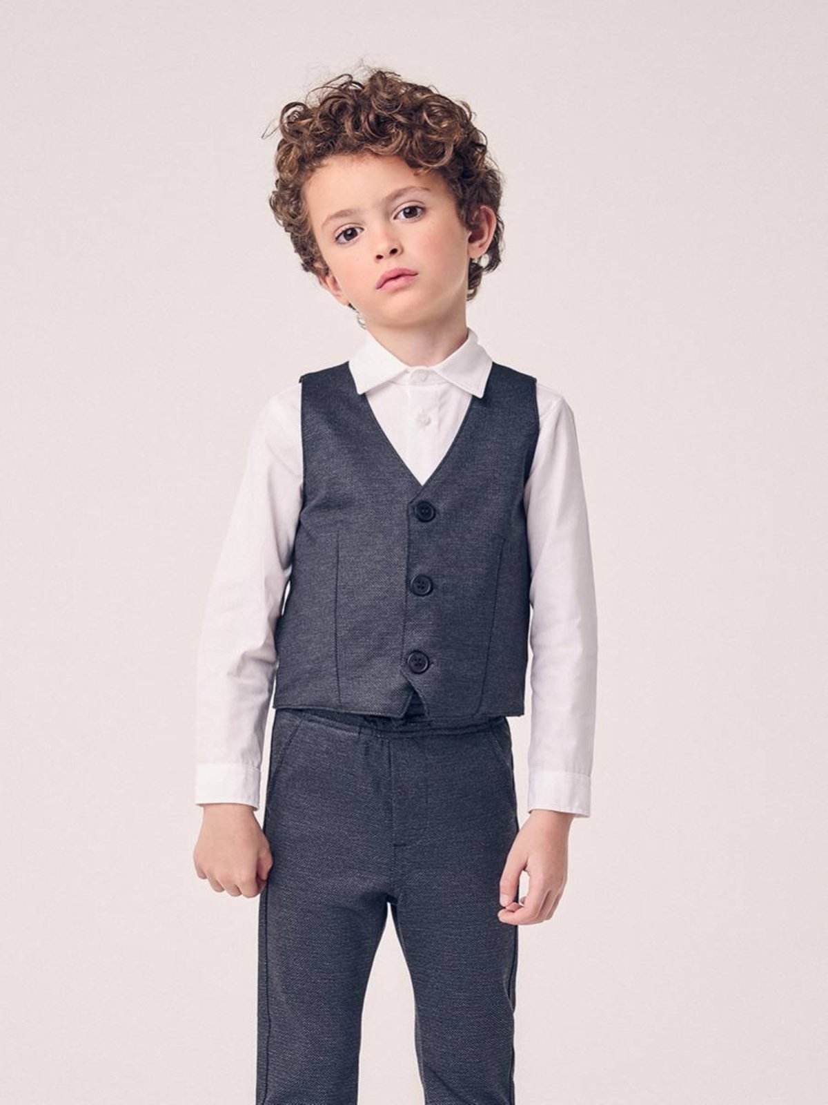 Infantil - Colete Menino Youccie Preto de Alfaiataria