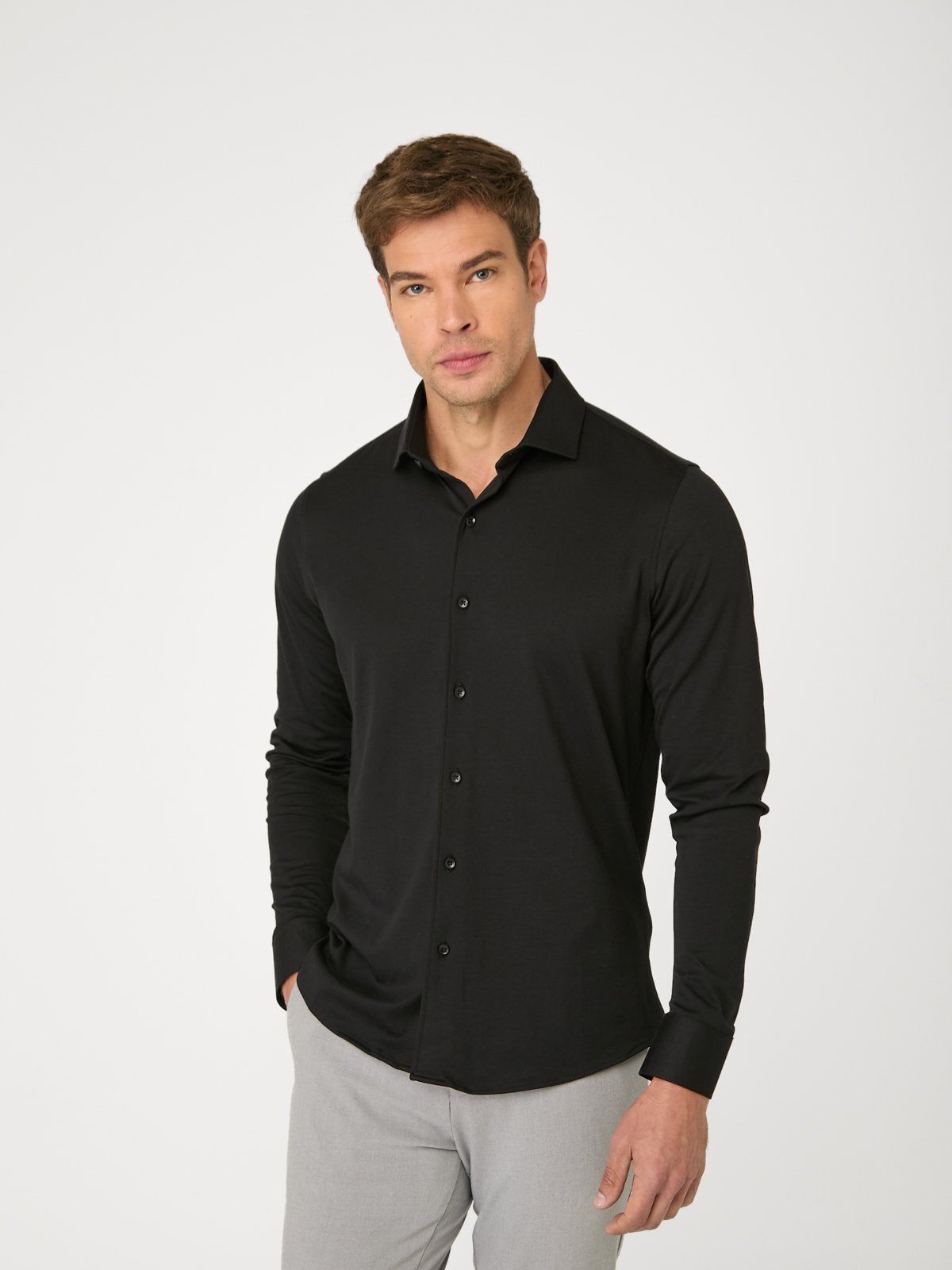 Camisa Social Pima Preto