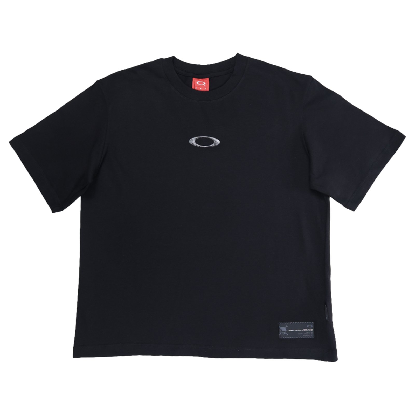 Camiseta Masculina Oversized Oakley Ellipse Rocky Blackout