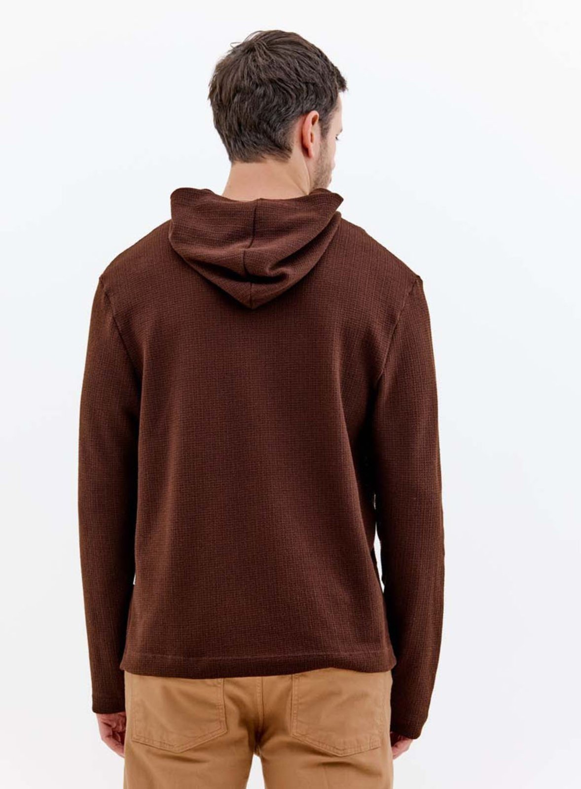 Vista 3 Camiseta com Capuz Triton Nobuck marrom Triton marrom