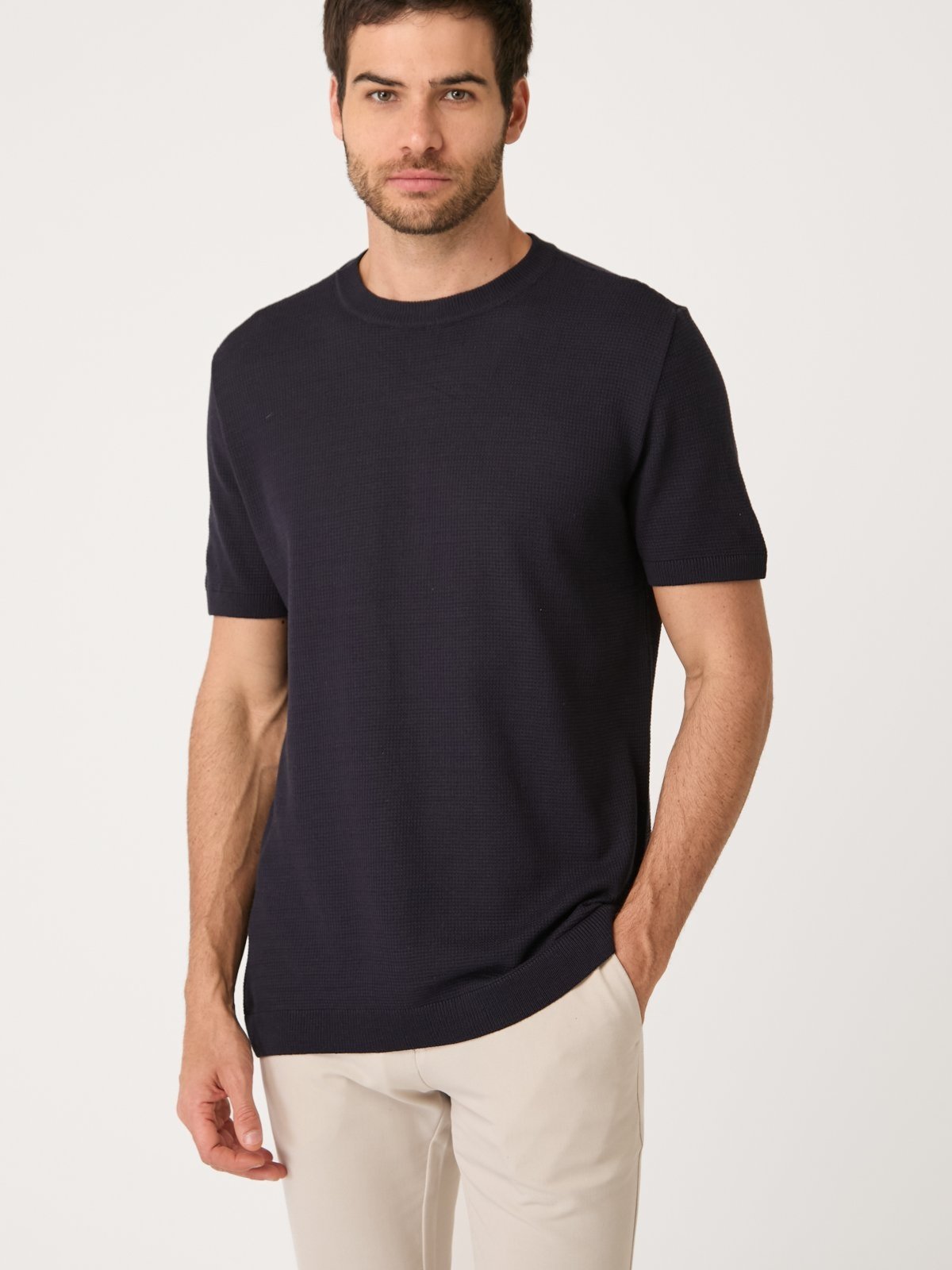 Camiseta Carré Azul Marinho