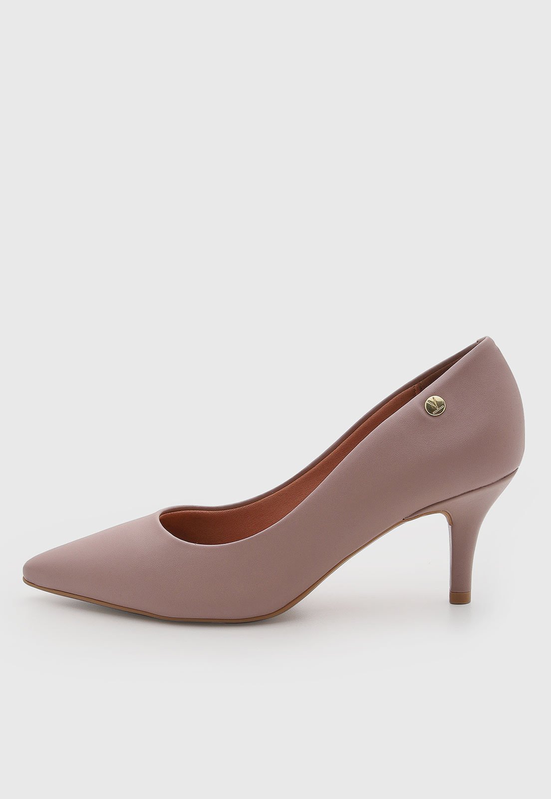 Scarpin Feminino Vizzano Bico Fino Salto Médio Rosa