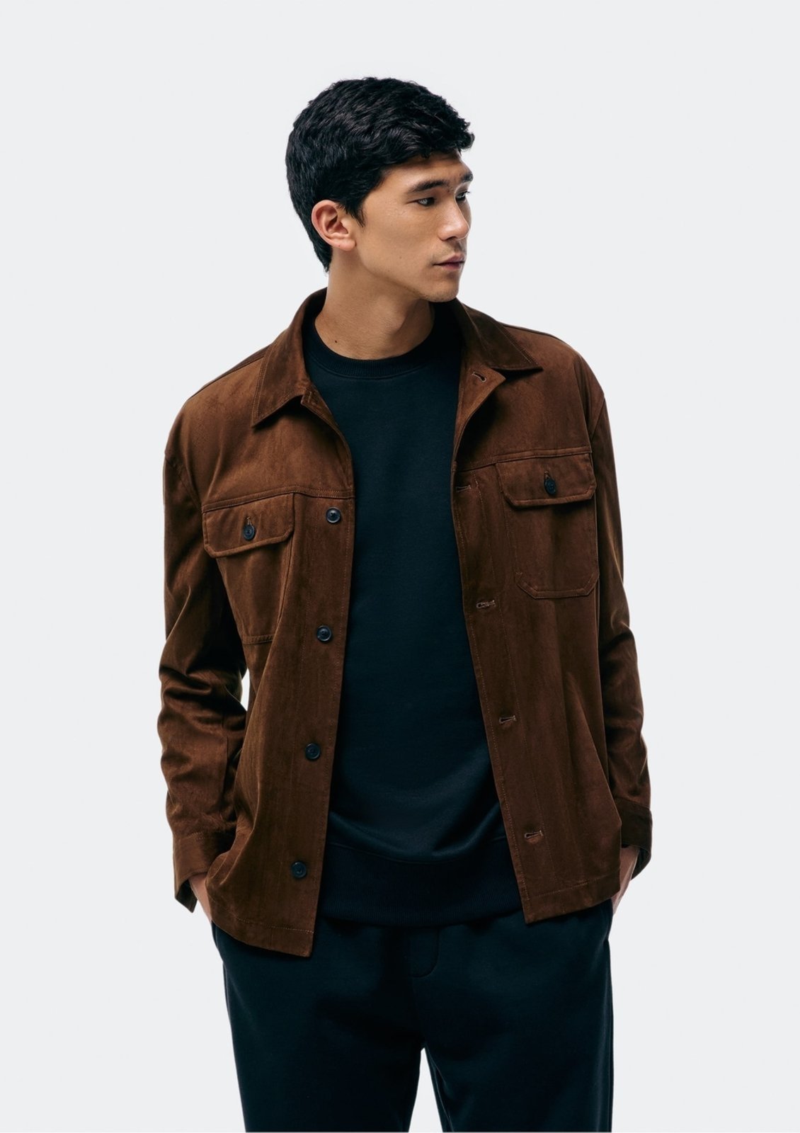 Jaqueta Masculina Em Suede Leve Hering