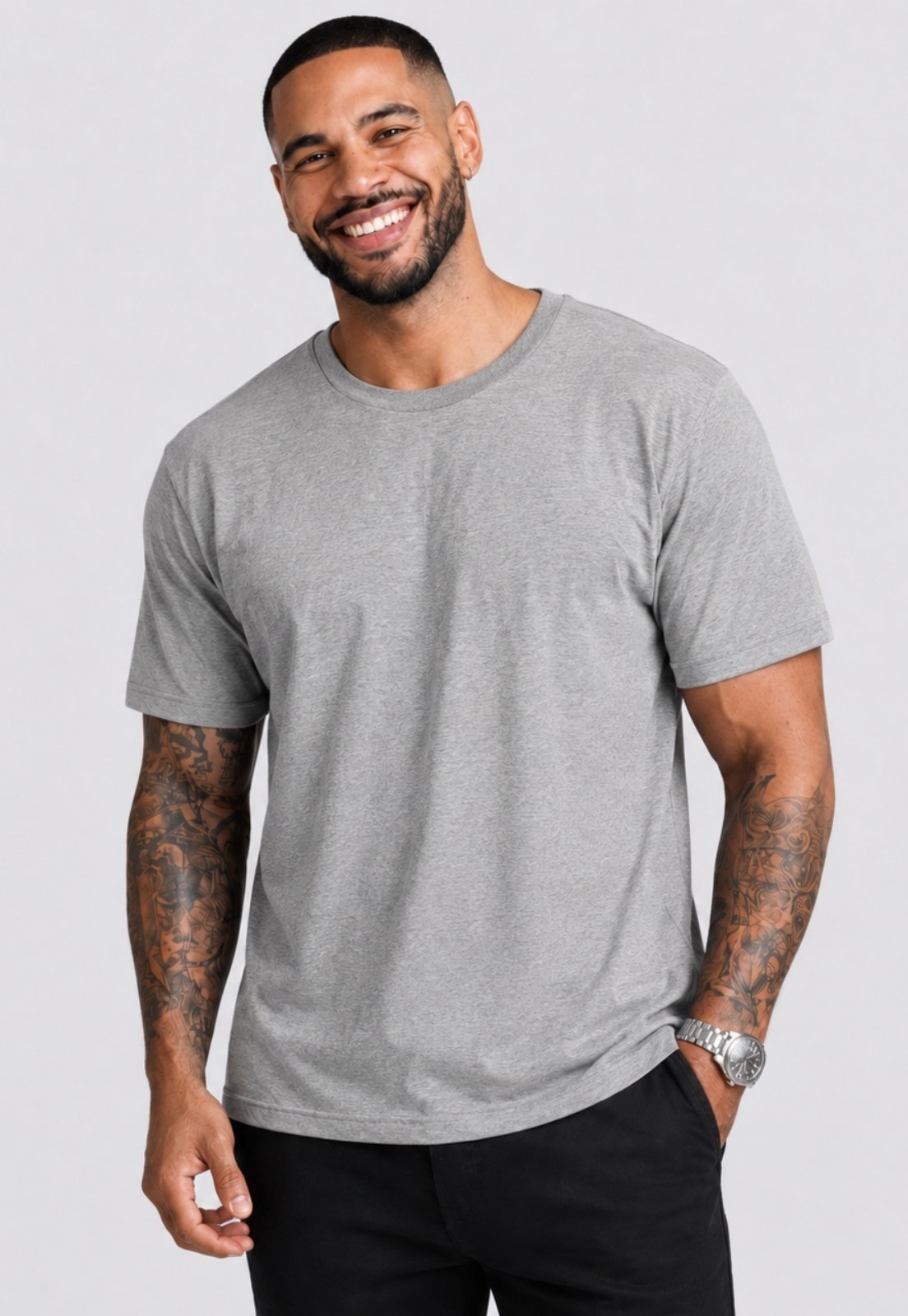 Camiseta Masculina Básica Lisa 100% Algodão Daze Modas — foto 6