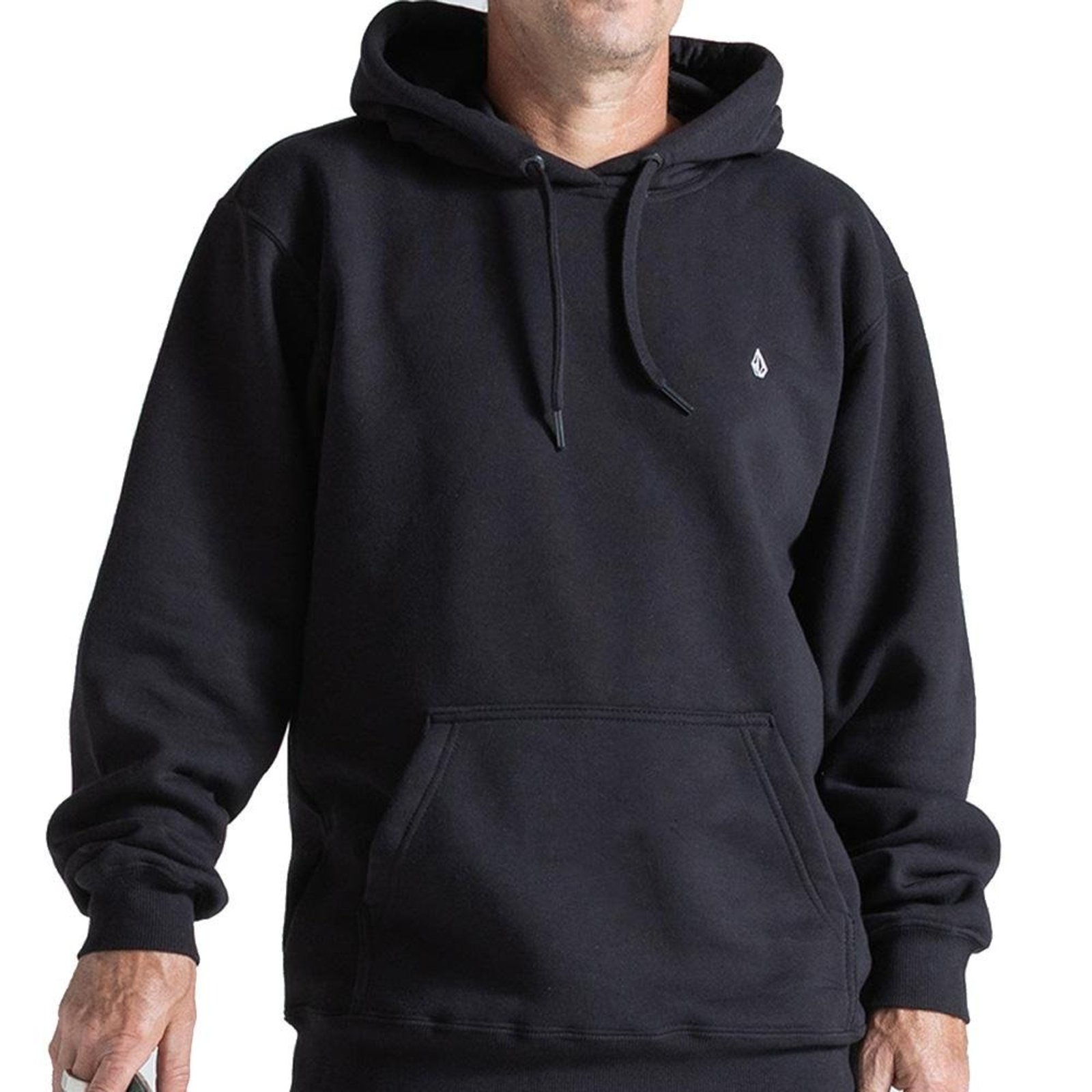 Moletom Volcom Canguru Single Stone WT26 Preto