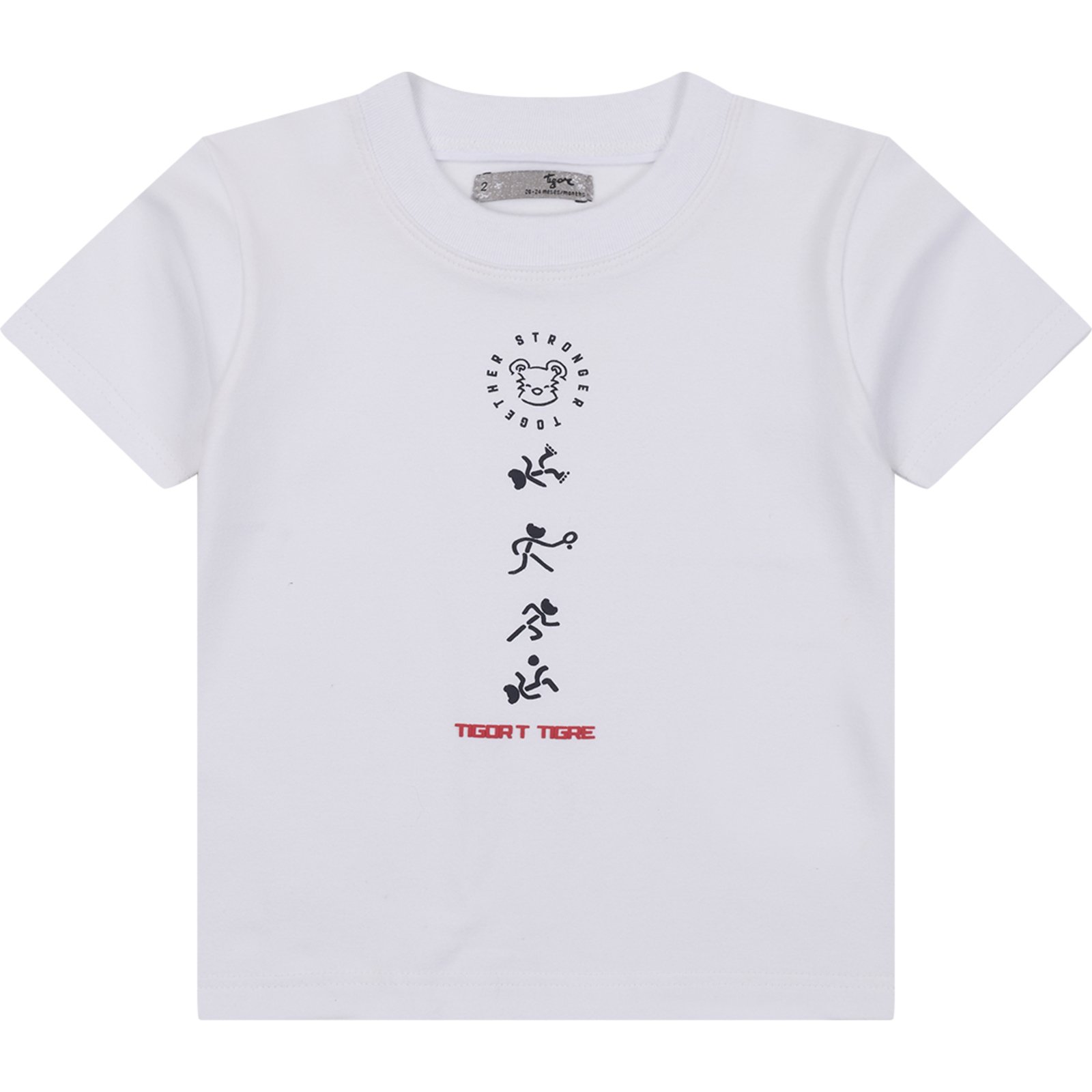 Infantil - Camiseta Manga Curta Masculina Tigor T. Tigre