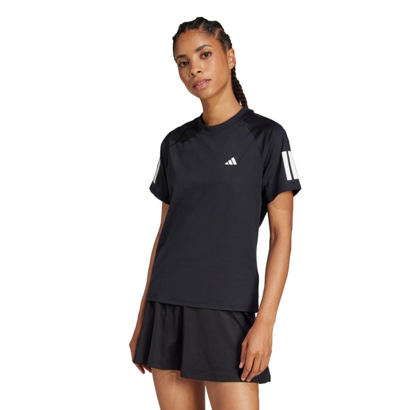 Camiseta Club Três Listras Tênis Climacool adidas Performance Preto