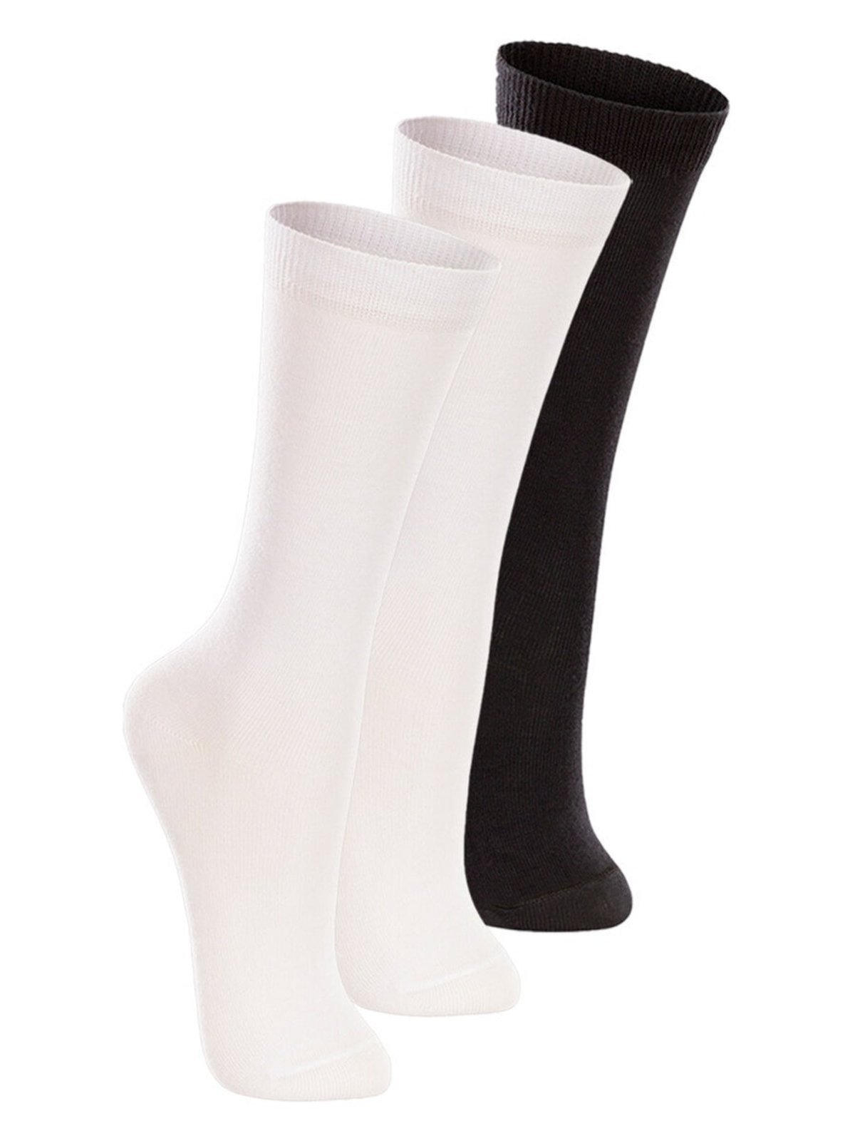 Kit 3 Pares de Meias 3/4 Lupo 2670-047 Branco