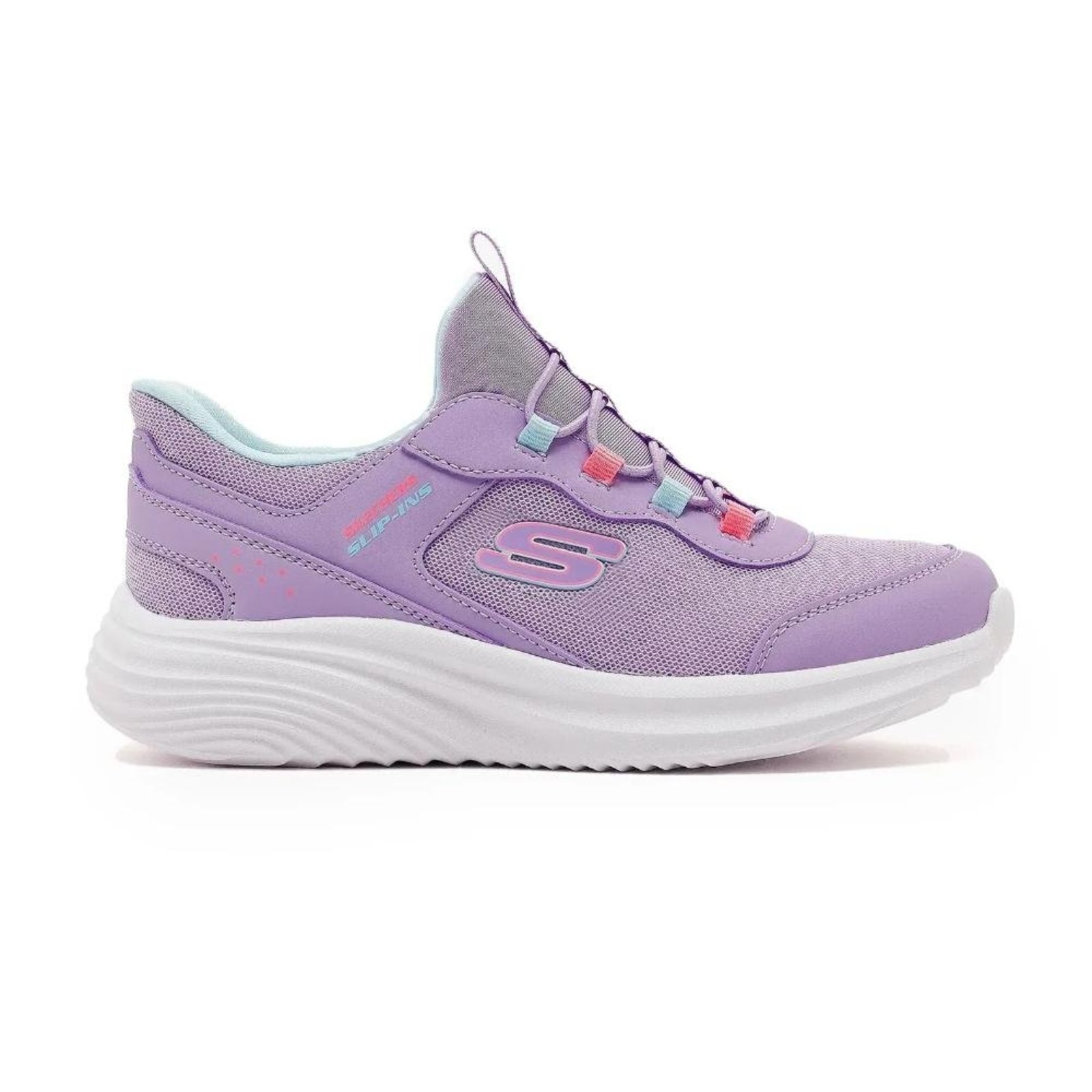 Infantil - Tênis Casual Skechers Bounder Pro Juvenil Roxo