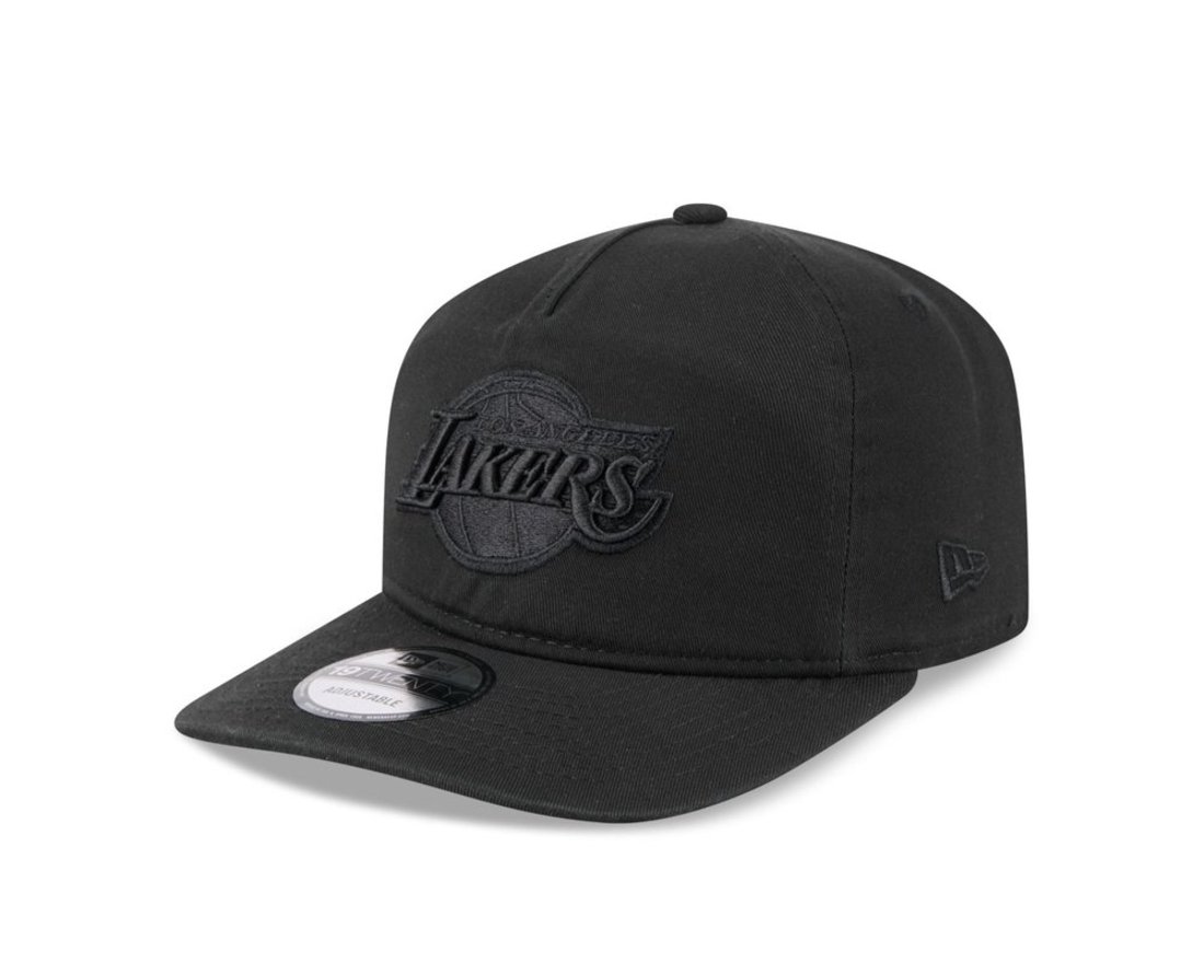 Bone New Era 19TWENTY Los Angeles Lakers Quickstrike 2025 Preto