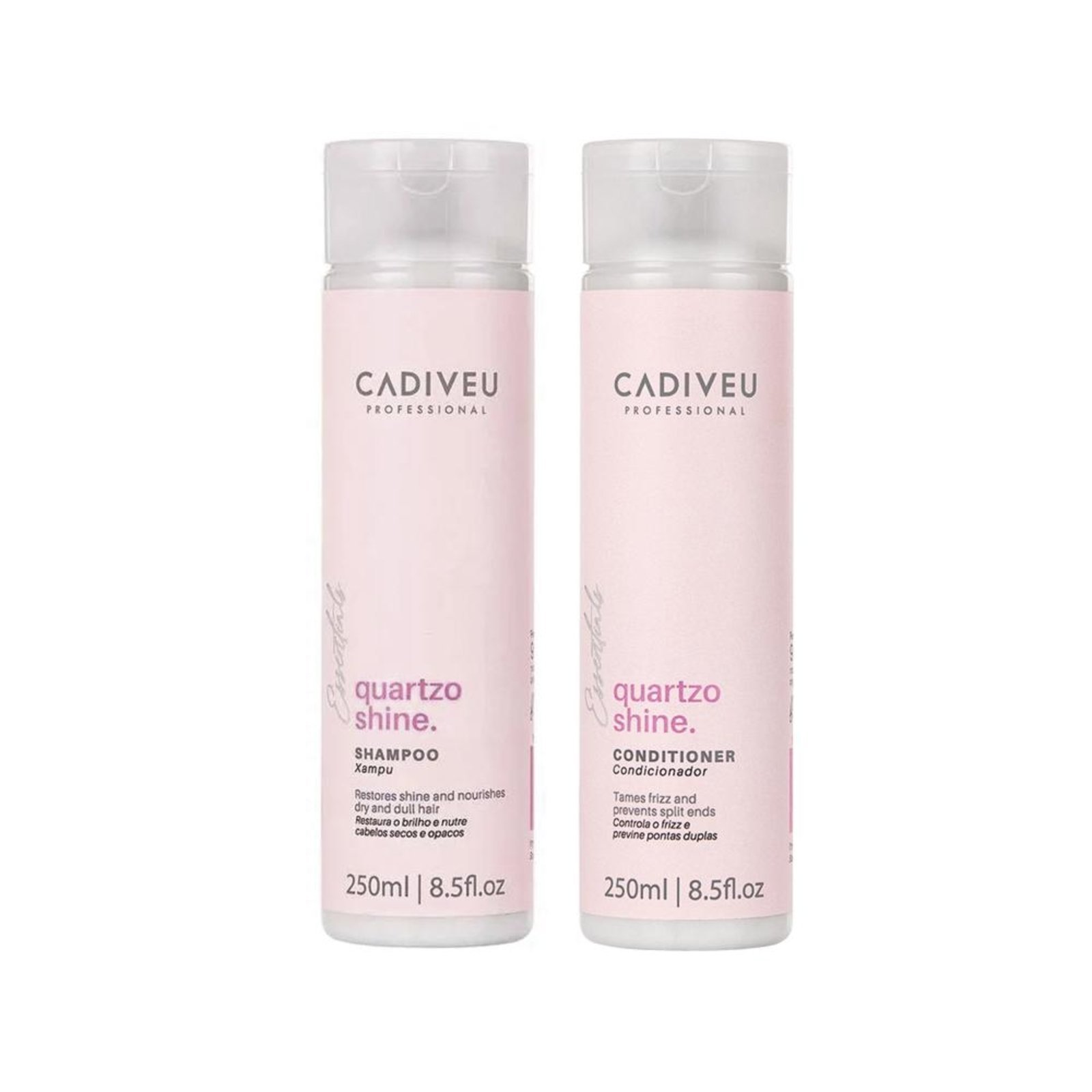 Kit Cadiveu Essentials Quartzo Shine - Shampoo e Condicionador