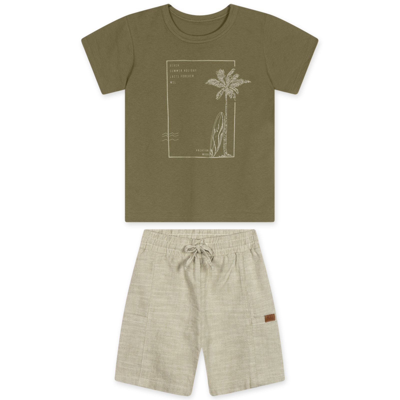 Infantil – Conjunto Curto Masculino Marisol