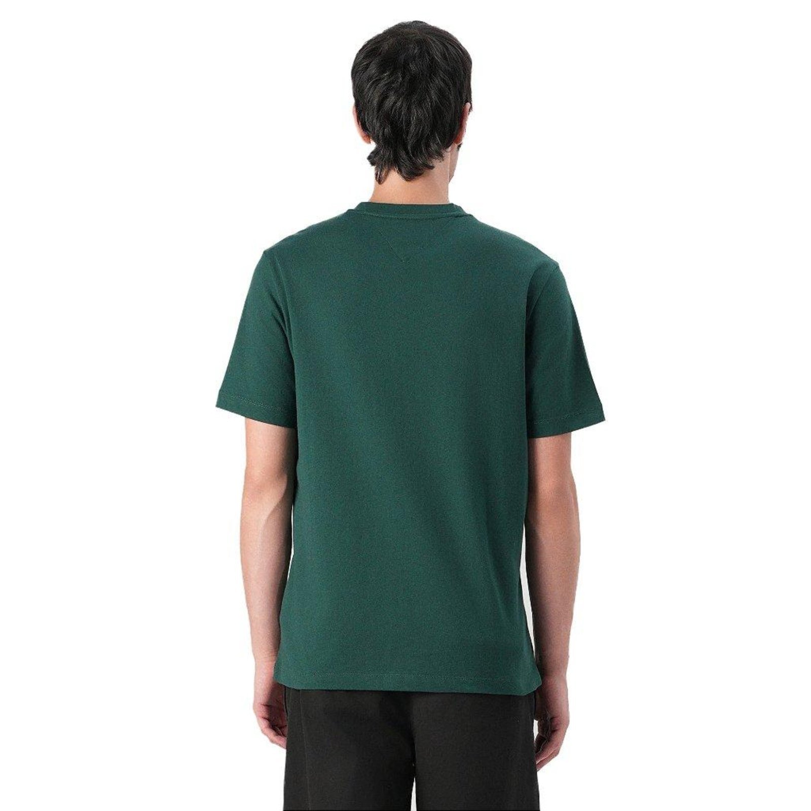 Vista 3 Camiseta Tommy Hilfiger Essential Gola V Neck Tee verde Tommy Hilfiger verde