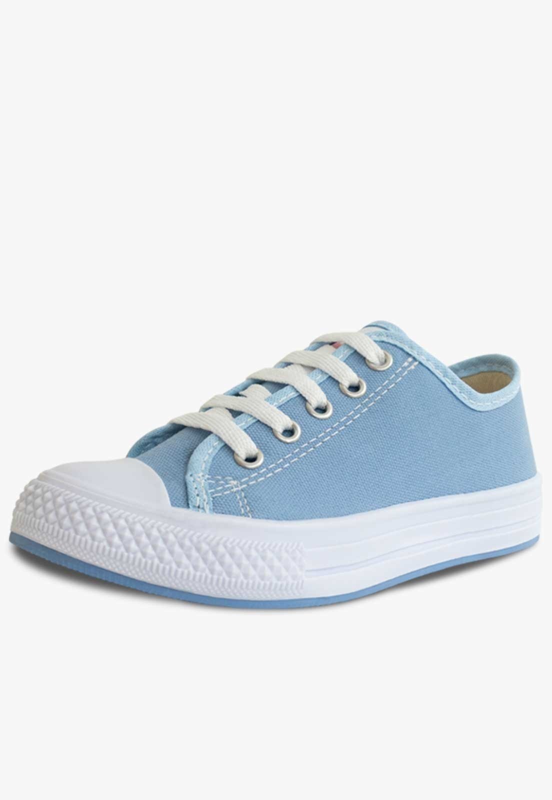 Infantil - Tênis Casual Básico Moda Menina Azul