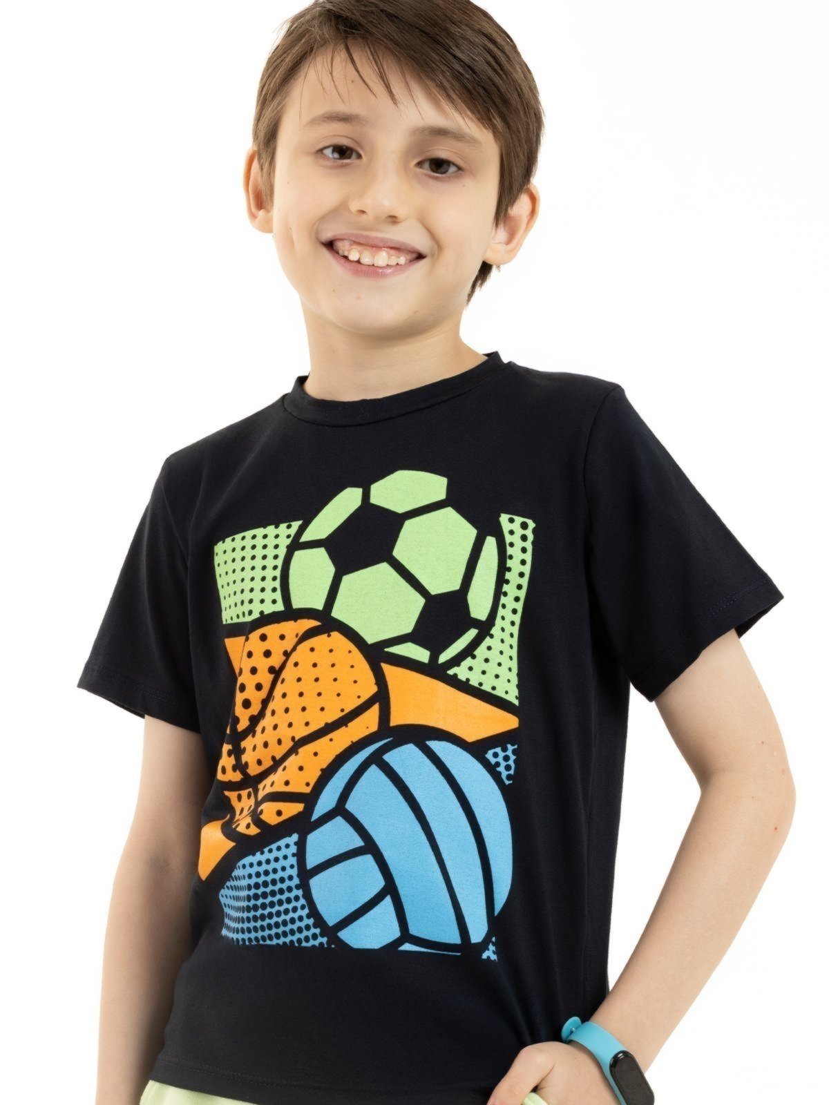 Vista 2 Infantil - Camiseta Curta de Verão Menino Rumo à Vitória Magicamente Magicamente Kids branco Magicamente Kids branco