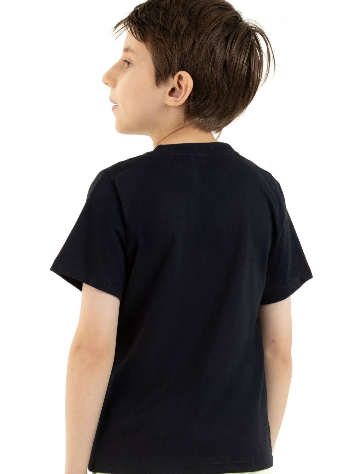 Vista 3 Infantil - Camiseta Curta de Verão Menino Rumo à Vitória Magicamente Magicamente Kids branco Magicamente Kids branco