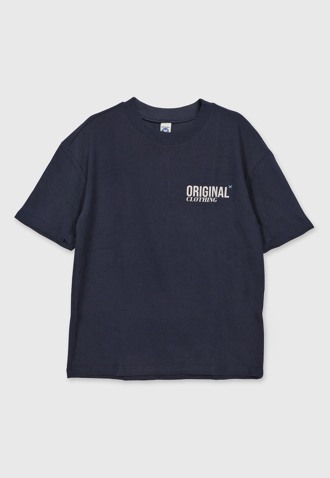 Infantil - Camiseta Hering Original Azul Marinho
