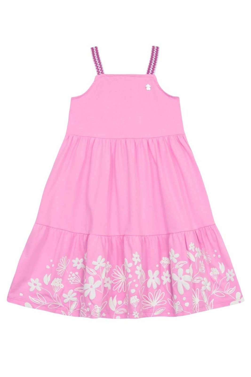 Infantil - Vestido menina em meia malha Brandili