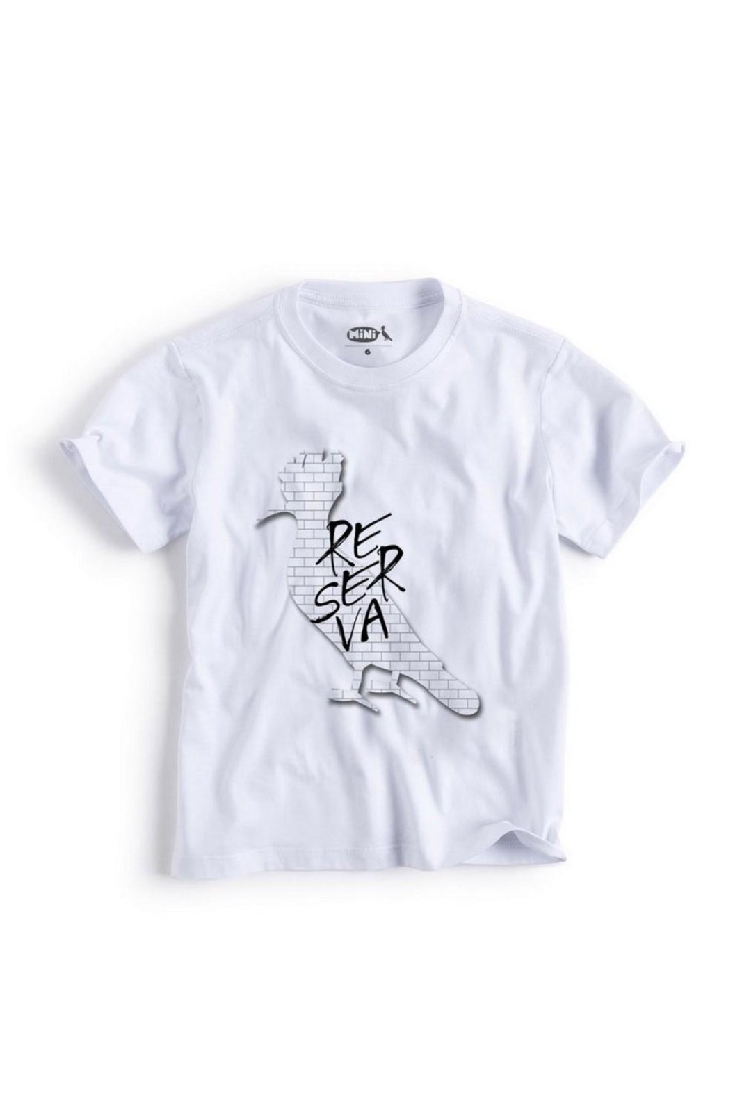 Infantil - Camiseta Pica Pau The Wall Musica Reserva Mini Branco