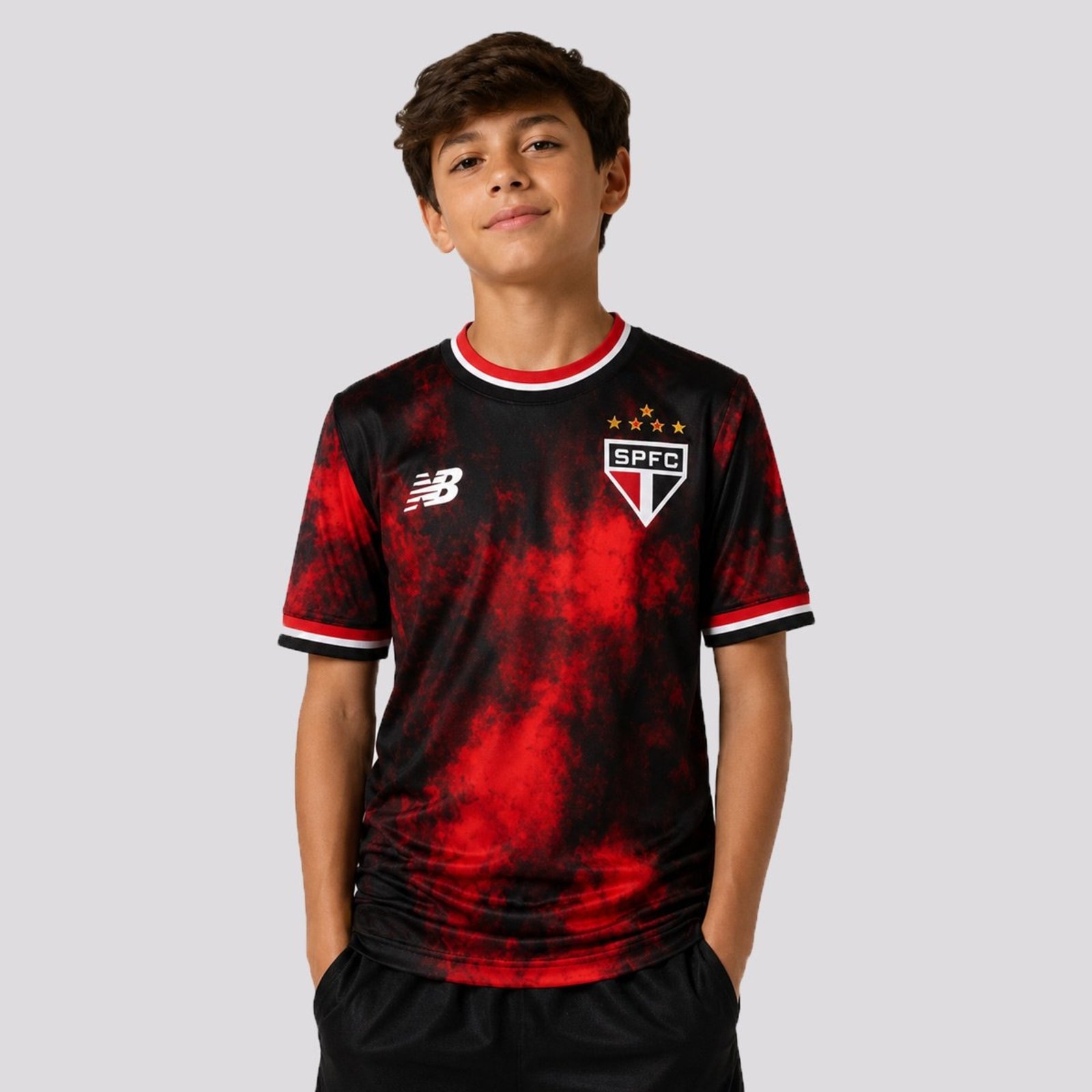 Camisa New Balance São Paulo III 2024 Juvenil