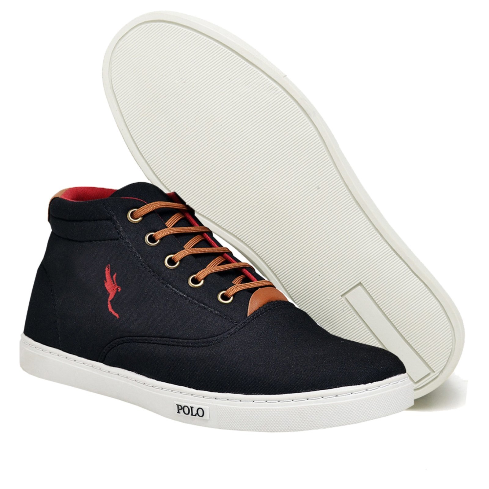 Tenis Botinha Masculina Casual Cano Medio Confortavel 7800