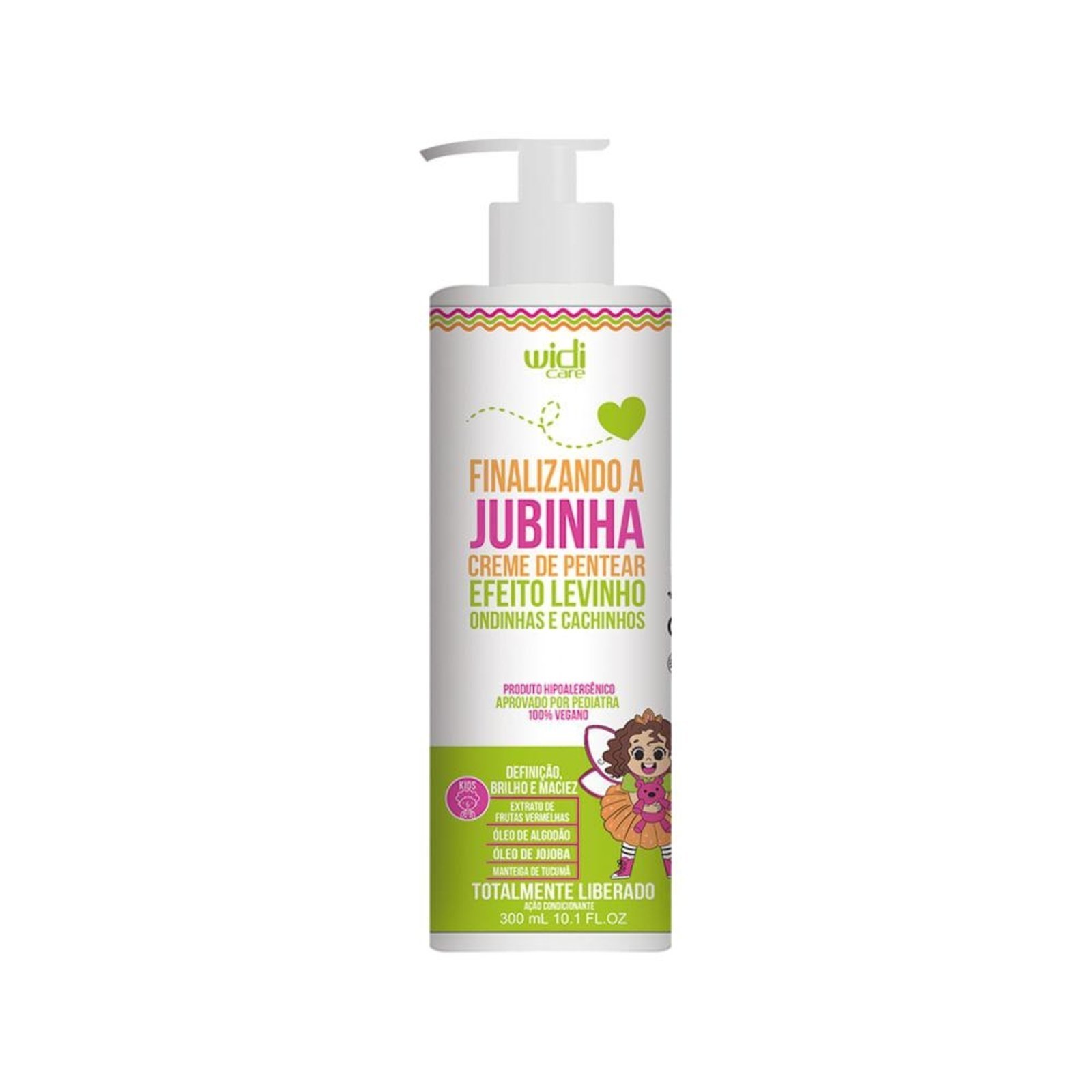 Widi Care Finalizando A Jubinha Creme De Pentear Efeito Levinho 300Ml