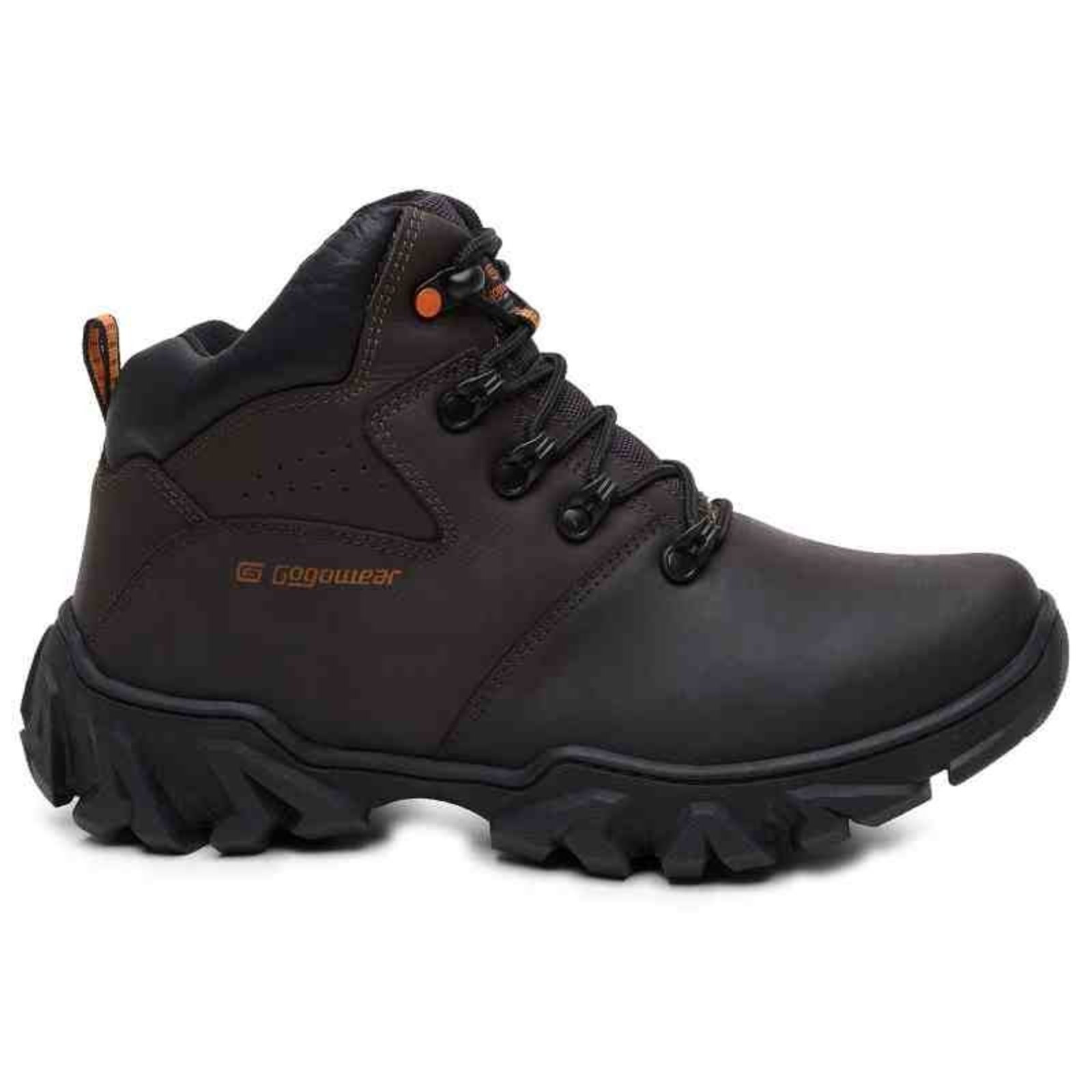 Bota Masculina + Brinde Adventure Brooks Couro C.a Gogowear