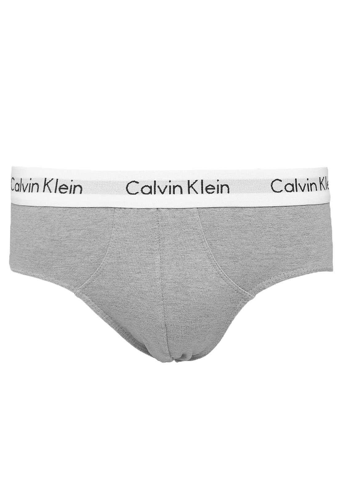 Vista 3 Kit 3pçs Cueca Klein Underwear Slip Branca Calvin Klein Underwear preto Calvin Klein Underwear preto