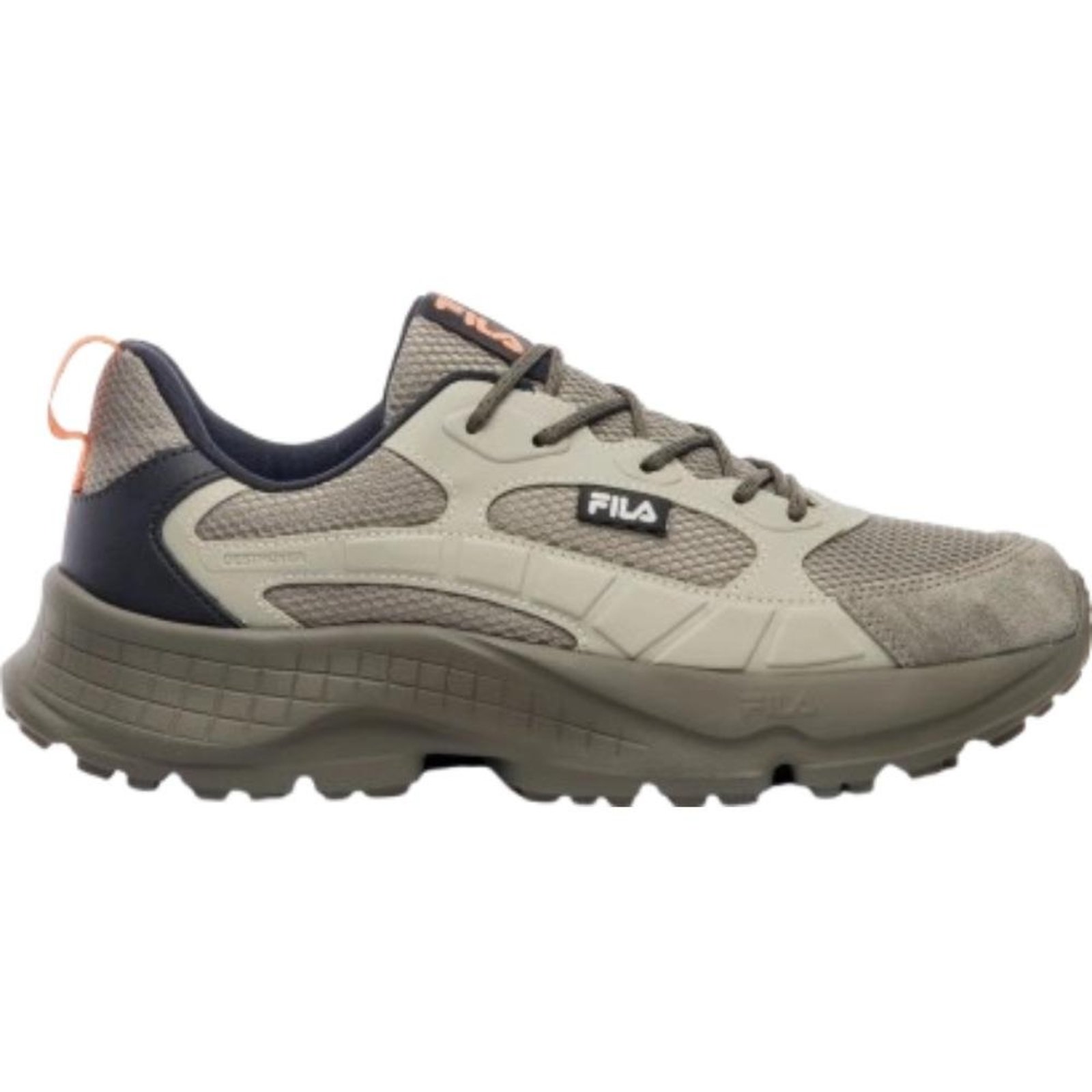 Tenis Fila Destroyer Masculino-oliva Laranja